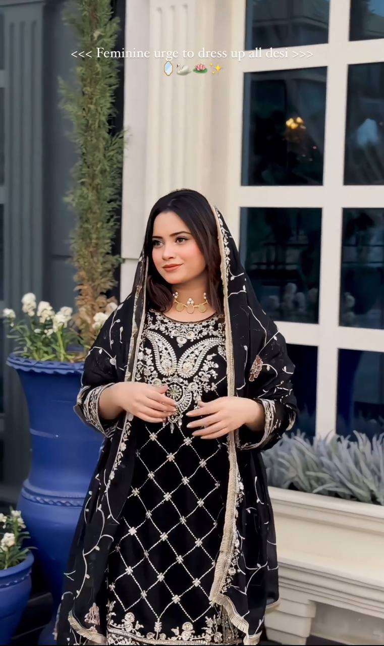 WW 1086 SHARARA SUIT