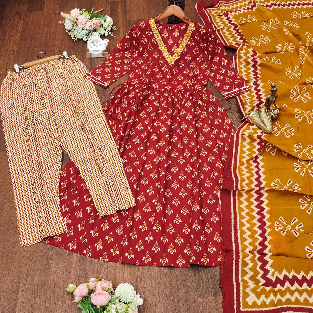 X ANGLE ANARKALI KURTI