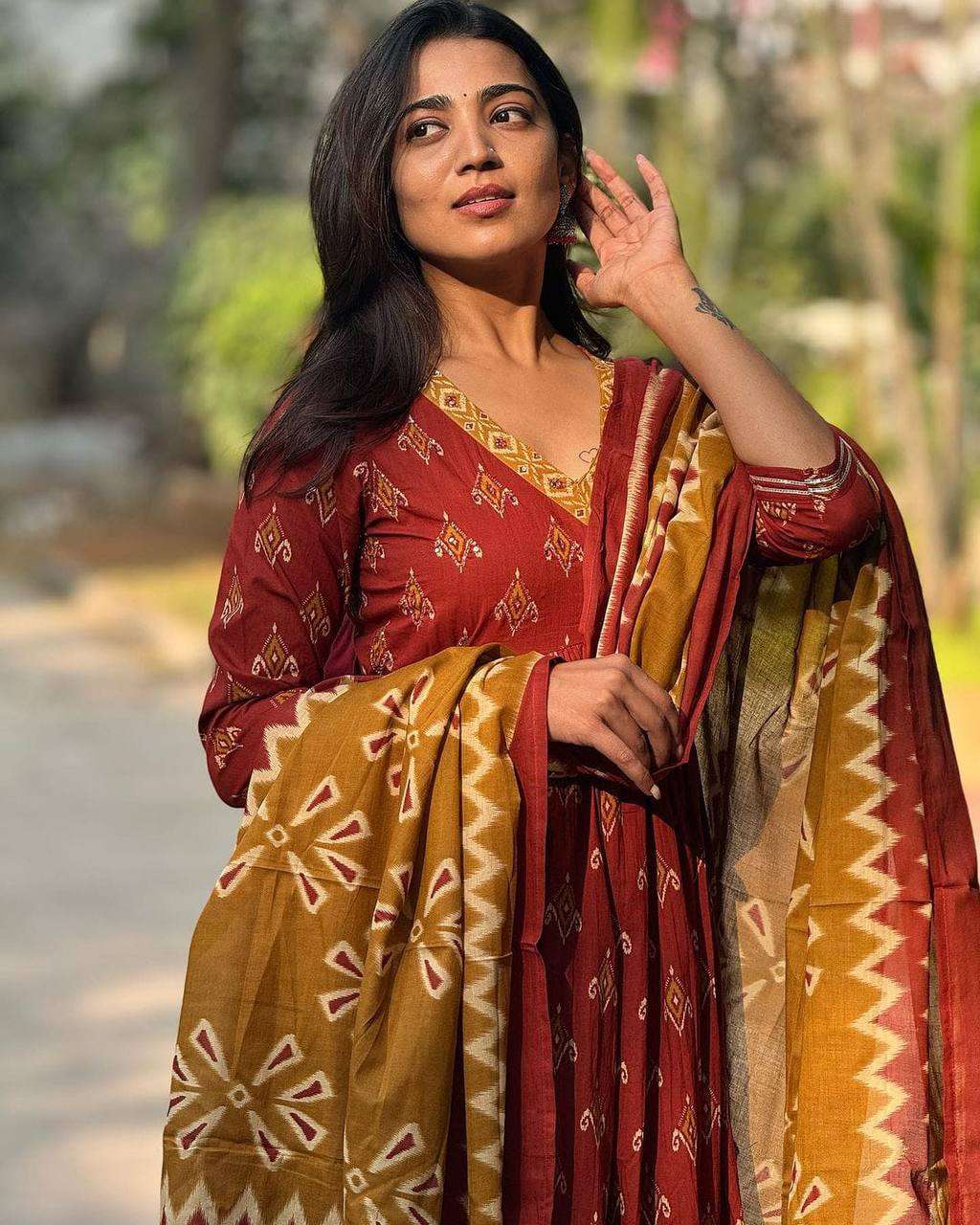 X ANGLE ANARKALI KURTI
