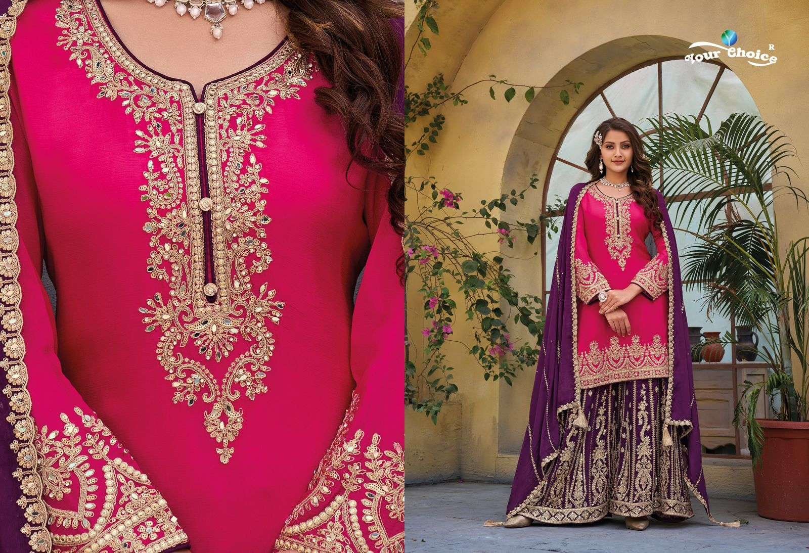YOUR CHOIICE SIYA HEAVY DESIGNER WEDDING WEAR SUIT