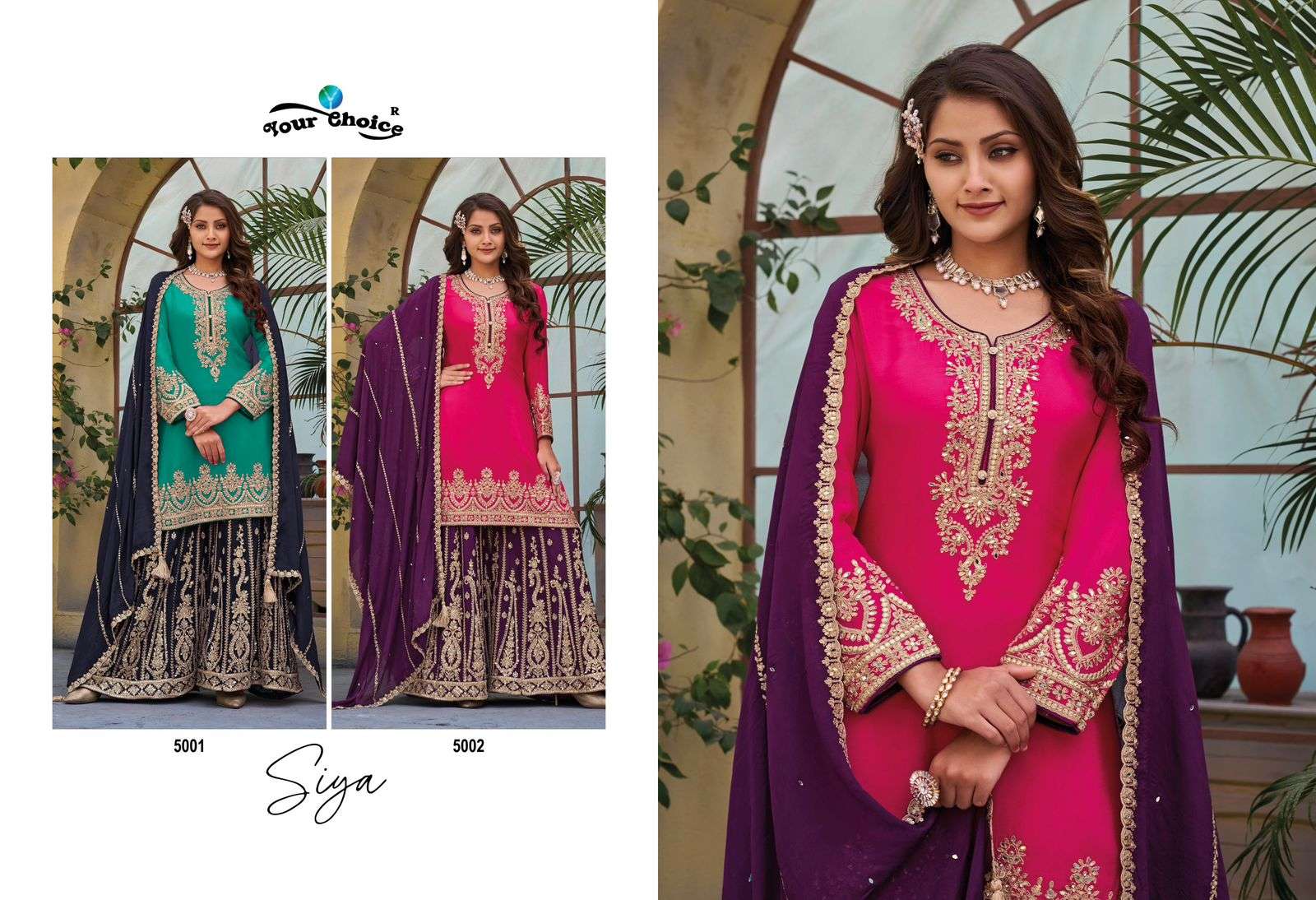 YOUR CHOIICE SIYA HEAVY DESIGNER WEDDING WEAR SUIT