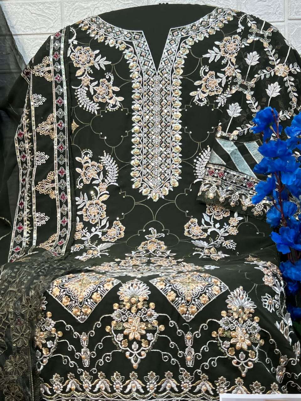 ZAHA ZOYA VOL 2 GEORGETTE HEAVY EMBROIDERED SUIT