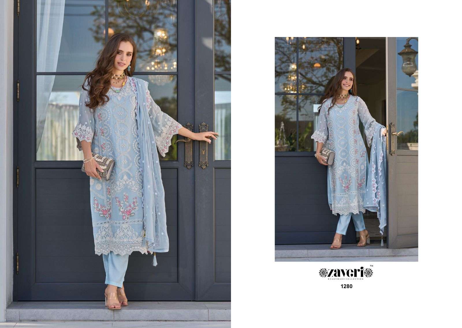 ZAVERI WOMEN BEAUTY FEMINA VOL 2 ORGANZA PARTY WEAR SUIT