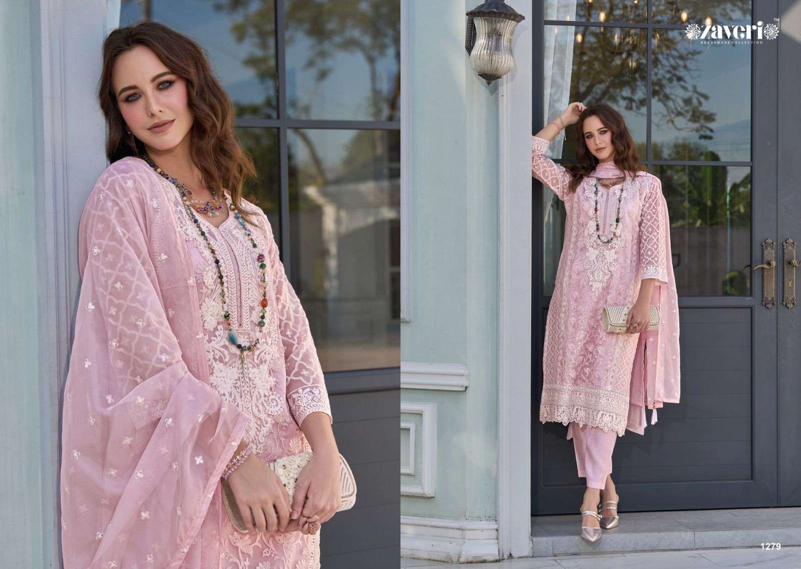 ZAVERI WOMEN BEAUTY FEMINA VOL 2 ORGANZA PARTY WEAR SUIT