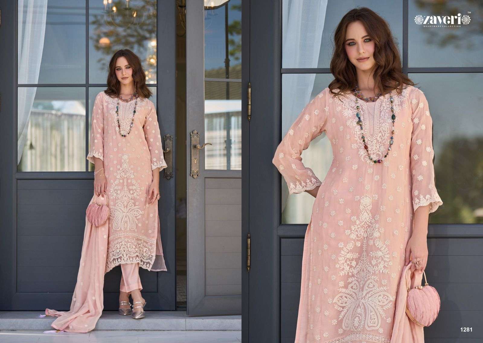 ZAVERI WOMEN BEAUTY FEMINA VOL 2 ORGANZA PARTY WEAR SUIT