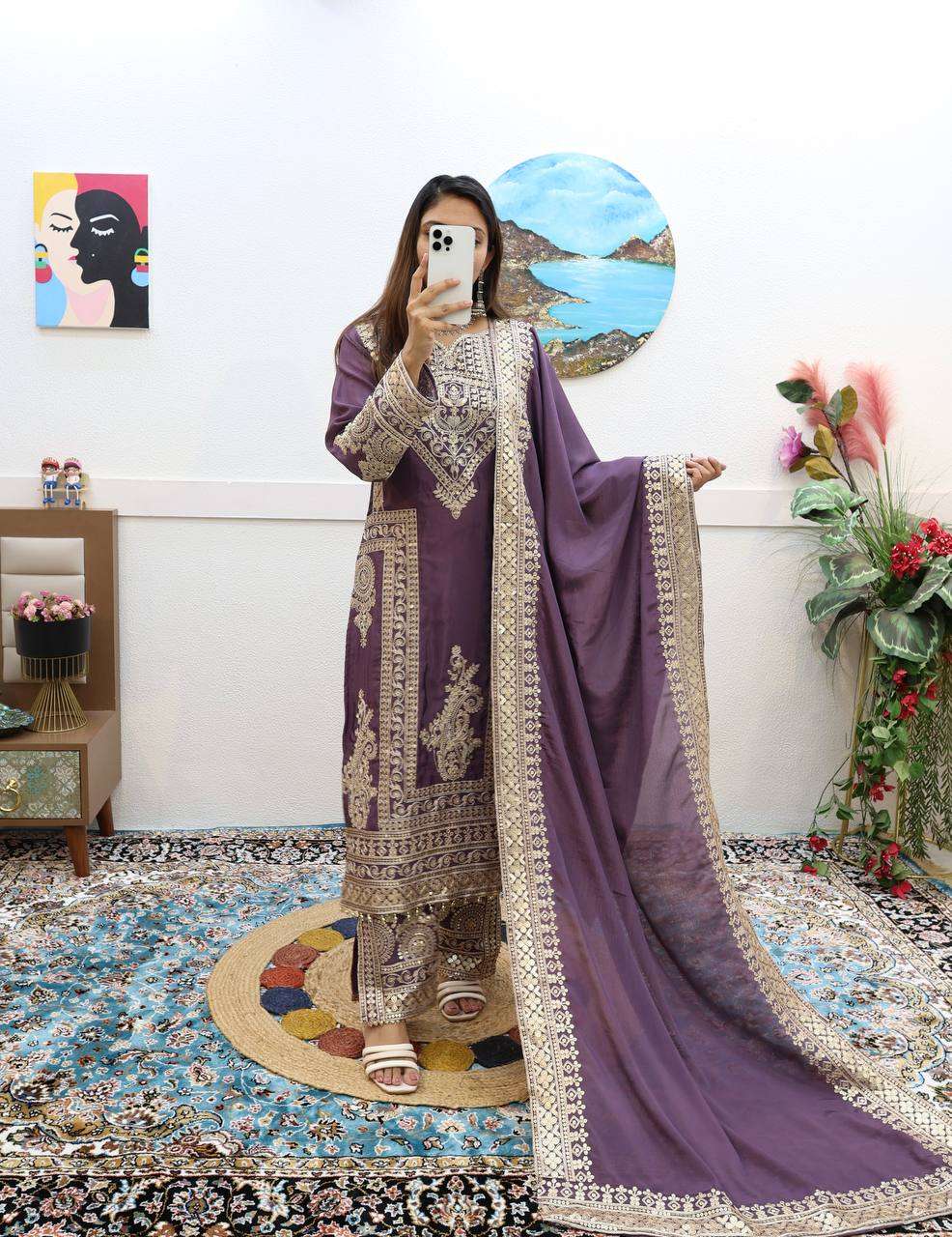 ZC 8996 KURTI SET