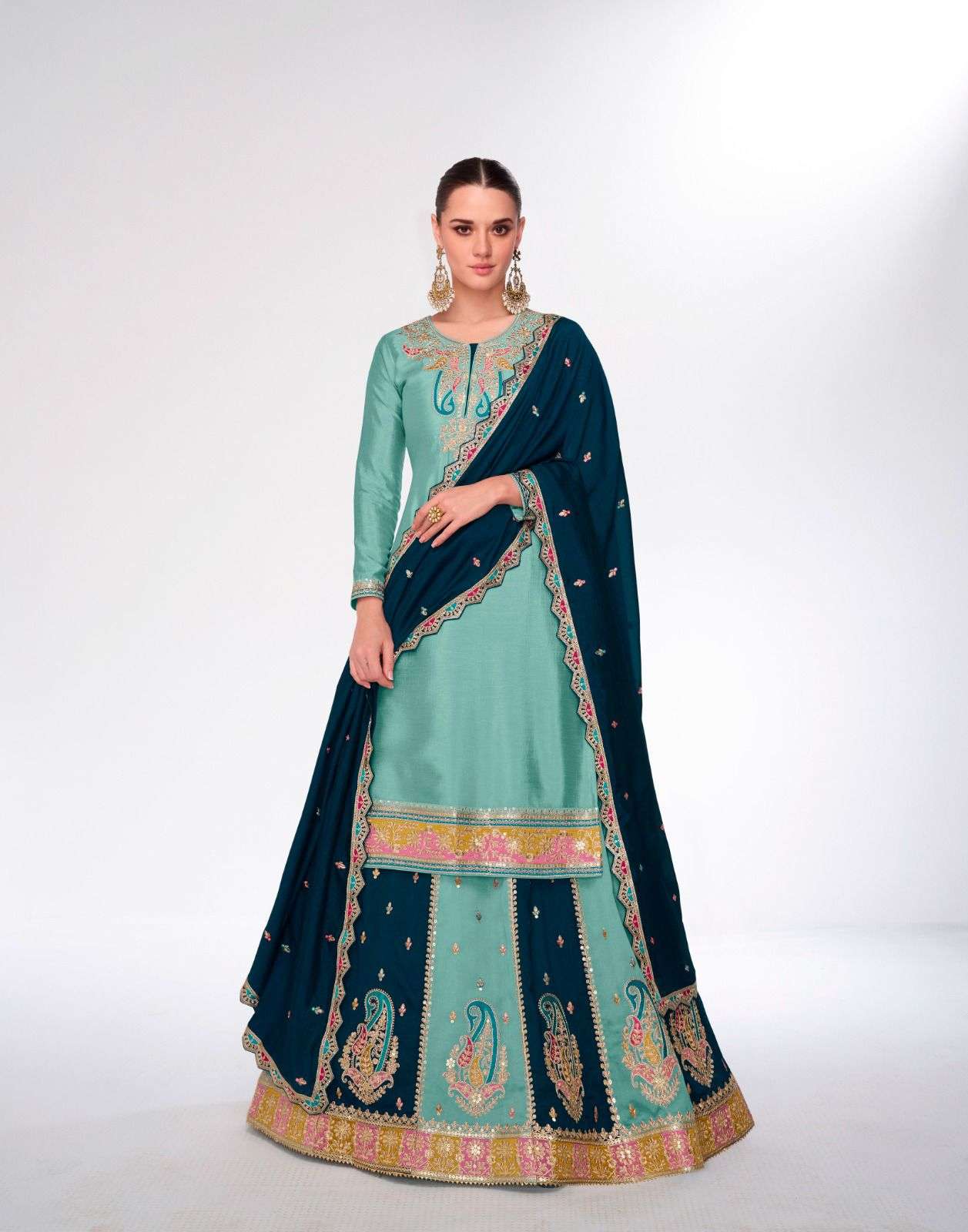 AASHIRWAD CREATION KAHANI HEAVY DESIGNER WEDDING WEAR SUIT
