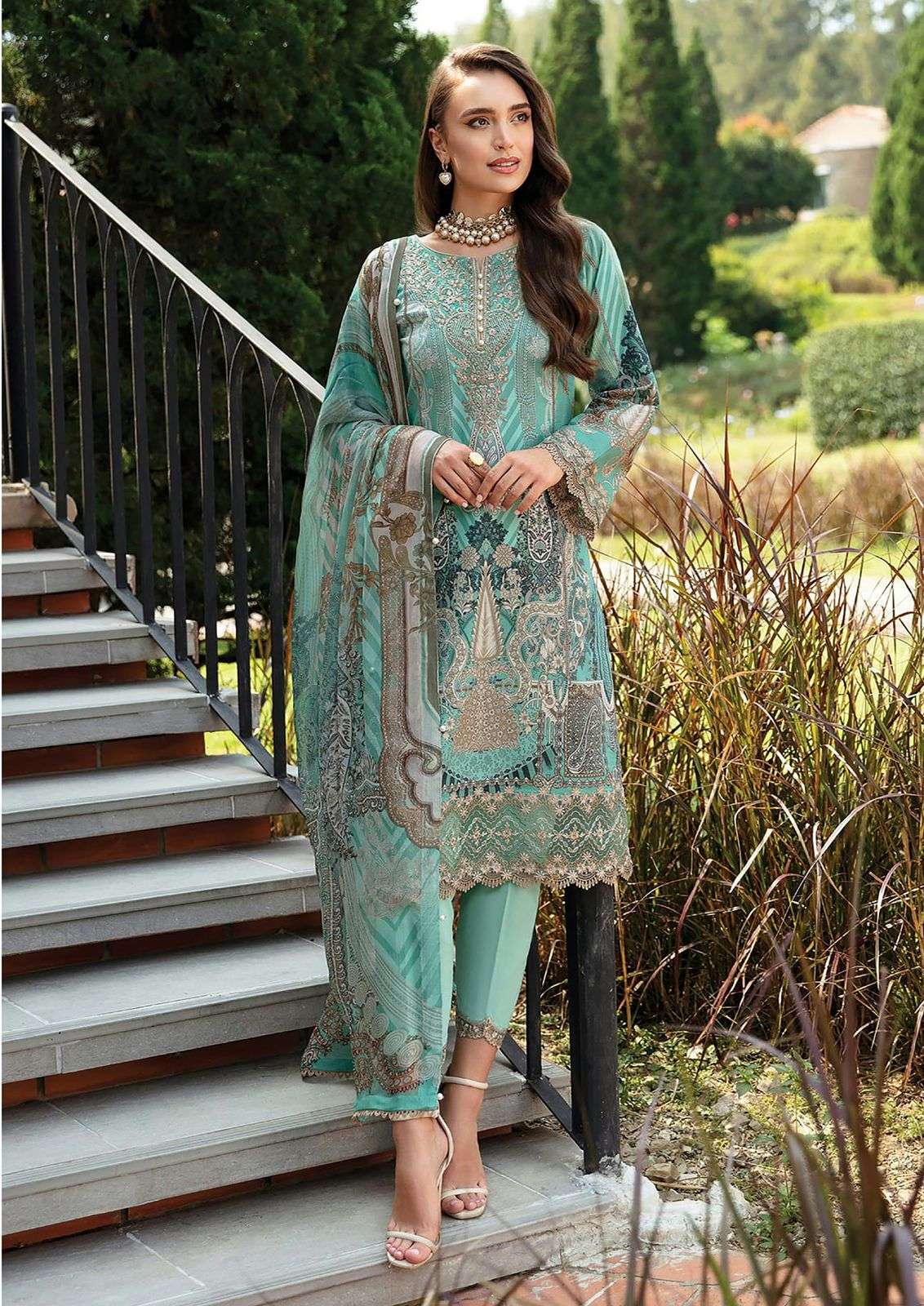 AL KARAM KESARIYA MAGIC IN PRINT VOL 12 COTTON DIGITAL PRINT SUIT 