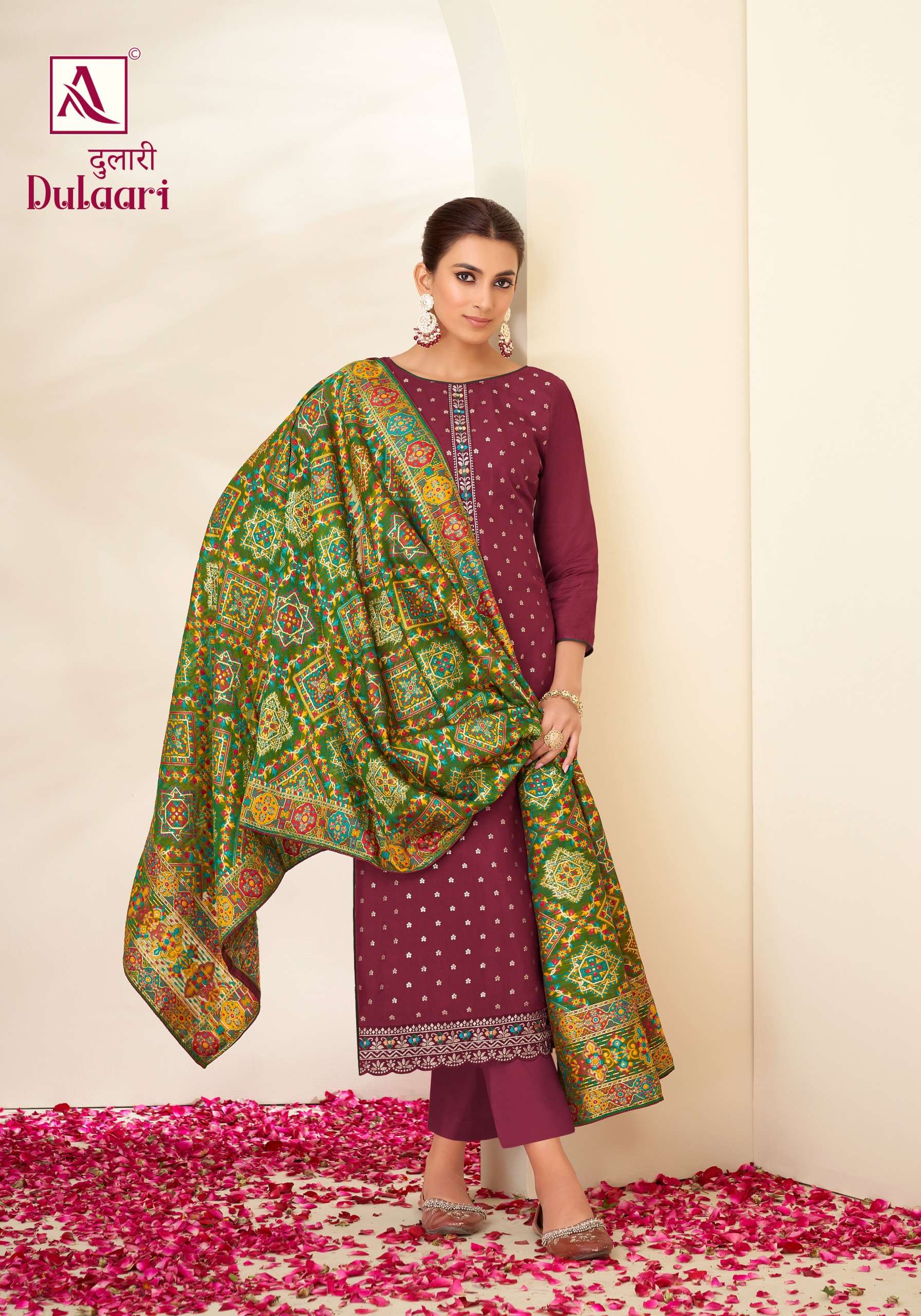 ALOK SUITS DULAARI VISCOSE EMBROIDERY WORK SUIT