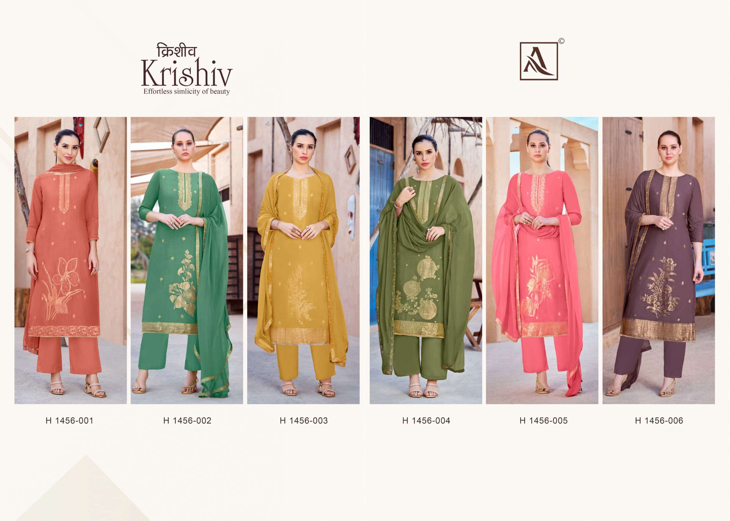 ALOK SUITS KRISHIV VISCOSE DESIGNER SUIT