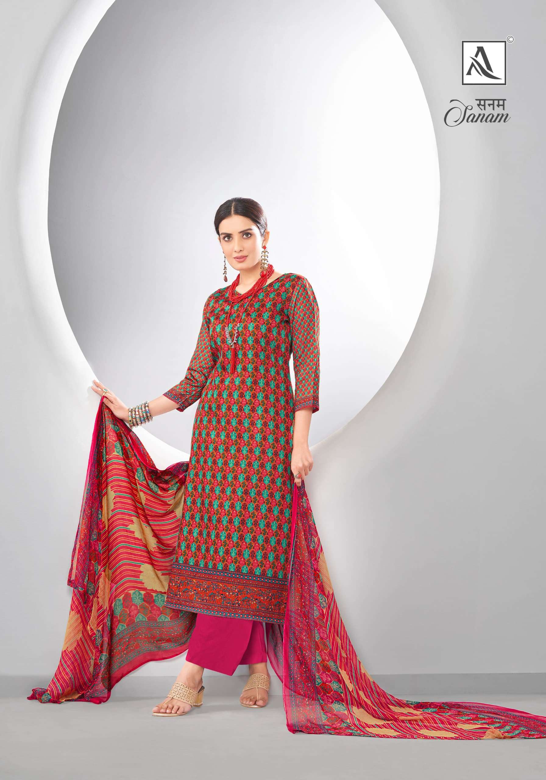 ALOK SUITS SANAM JAM COTTON DESIGNER PRINT SALWAR SUIT