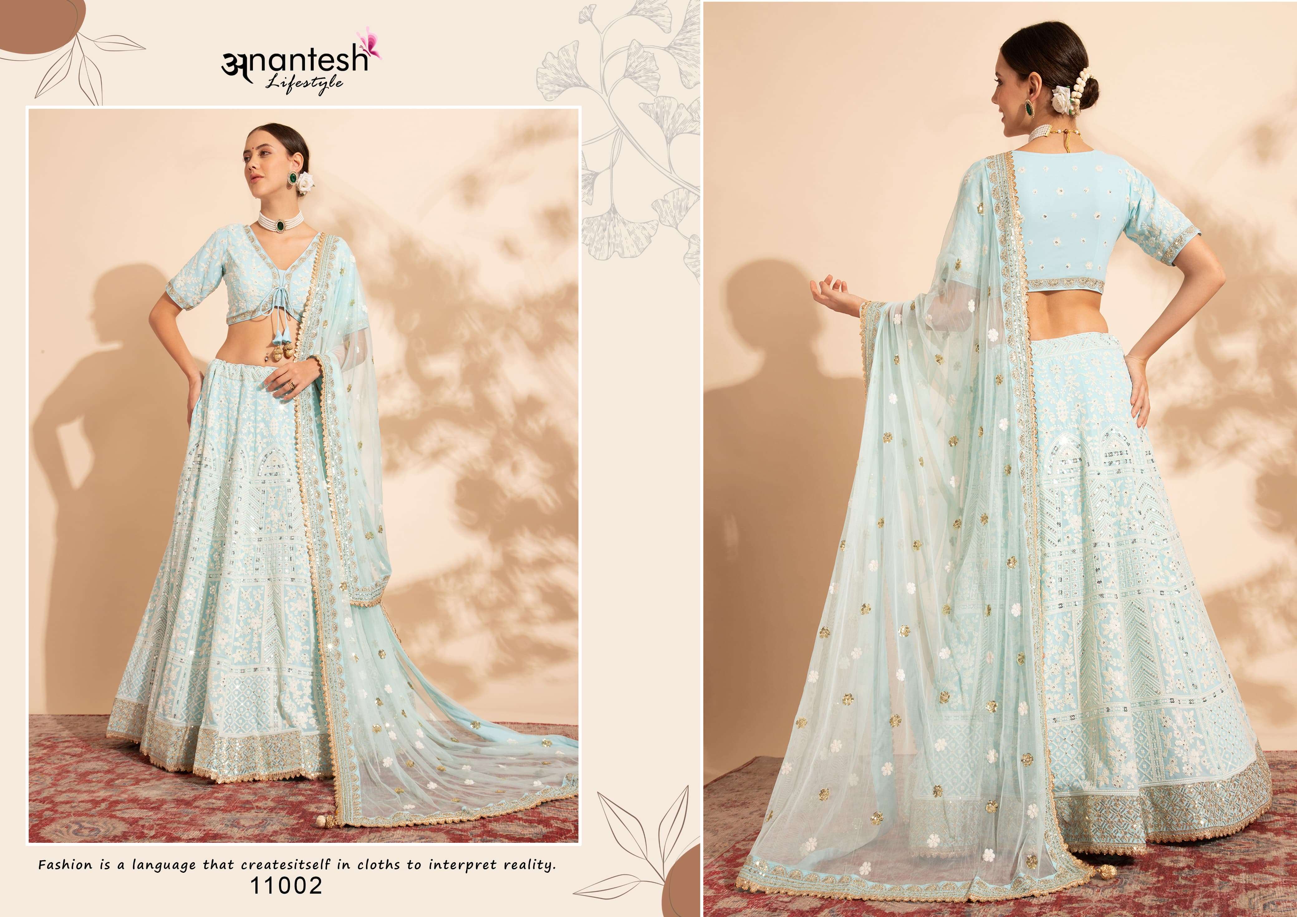 ANANTESH LIFESTYLE BRIDESMAID VOL 1 HEAVY WEDDING WEAR LEHENGA 