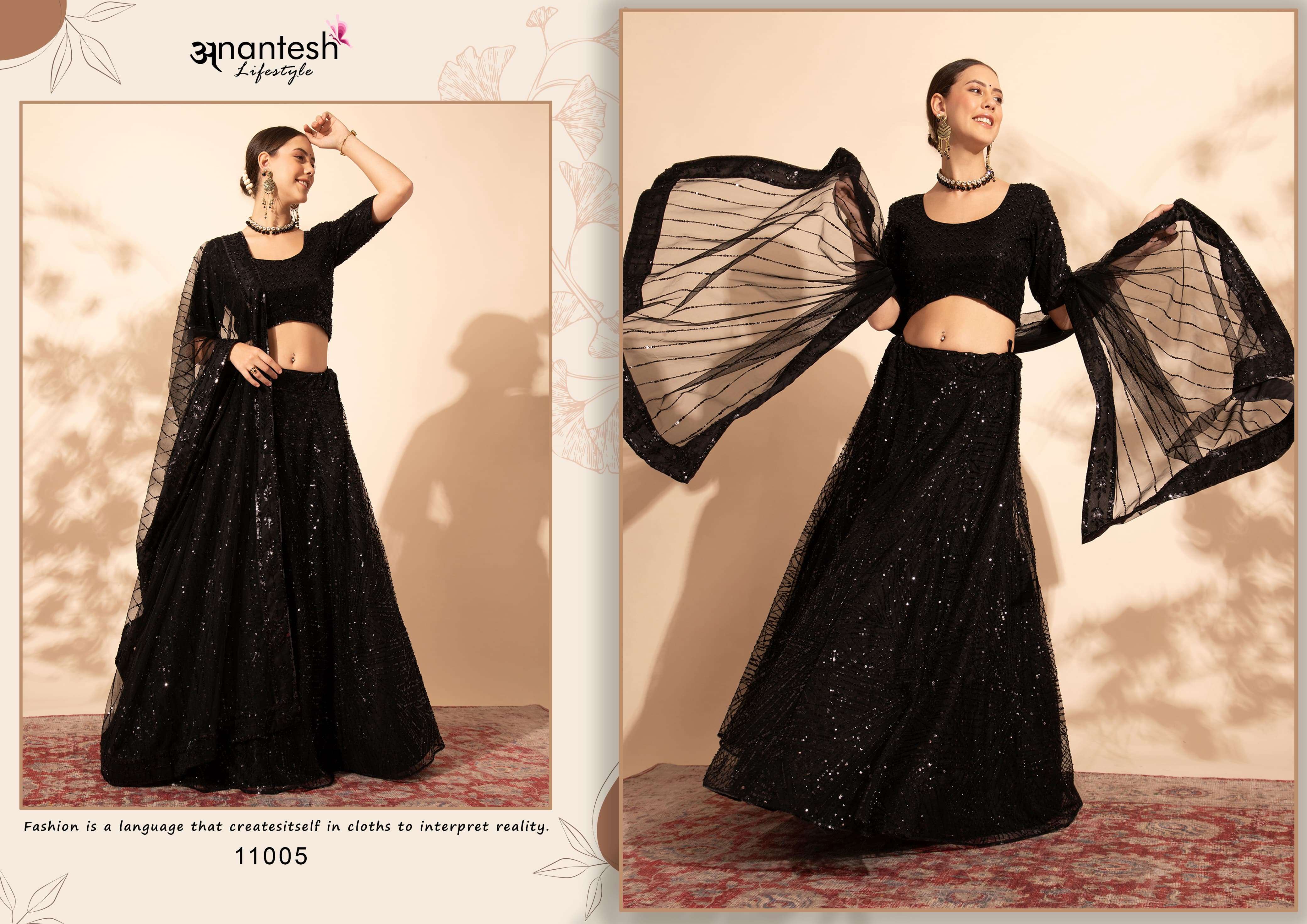 ANANTESH LIFESTYLE BRIDESMAID VOL 1 HEAVY WEDDING WEAR LEHENGA 
