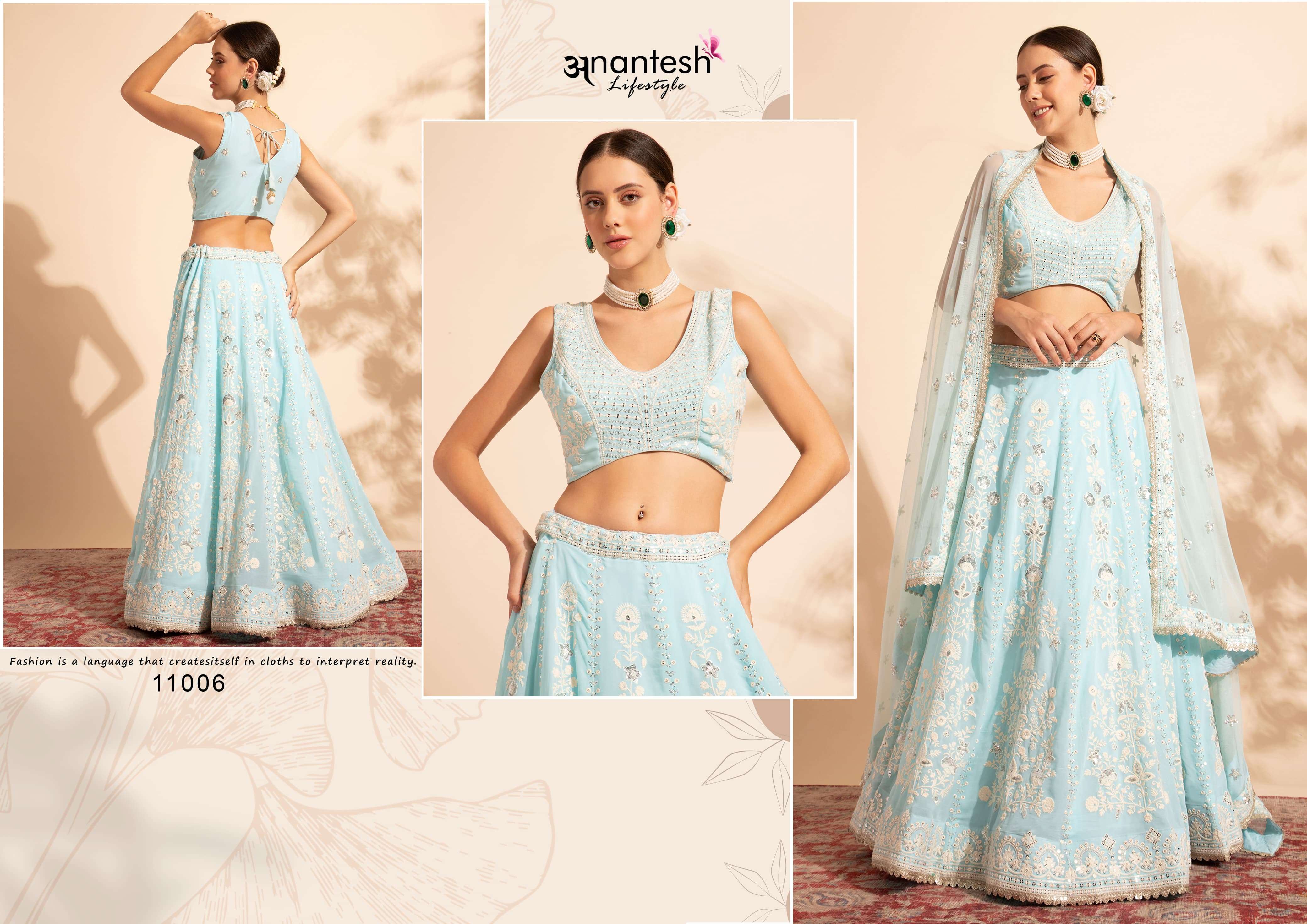 ANANTESH LIFESTYLE BRIDESMAID VOL 1 HEAVY WEDDING WEAR LEHENGA 