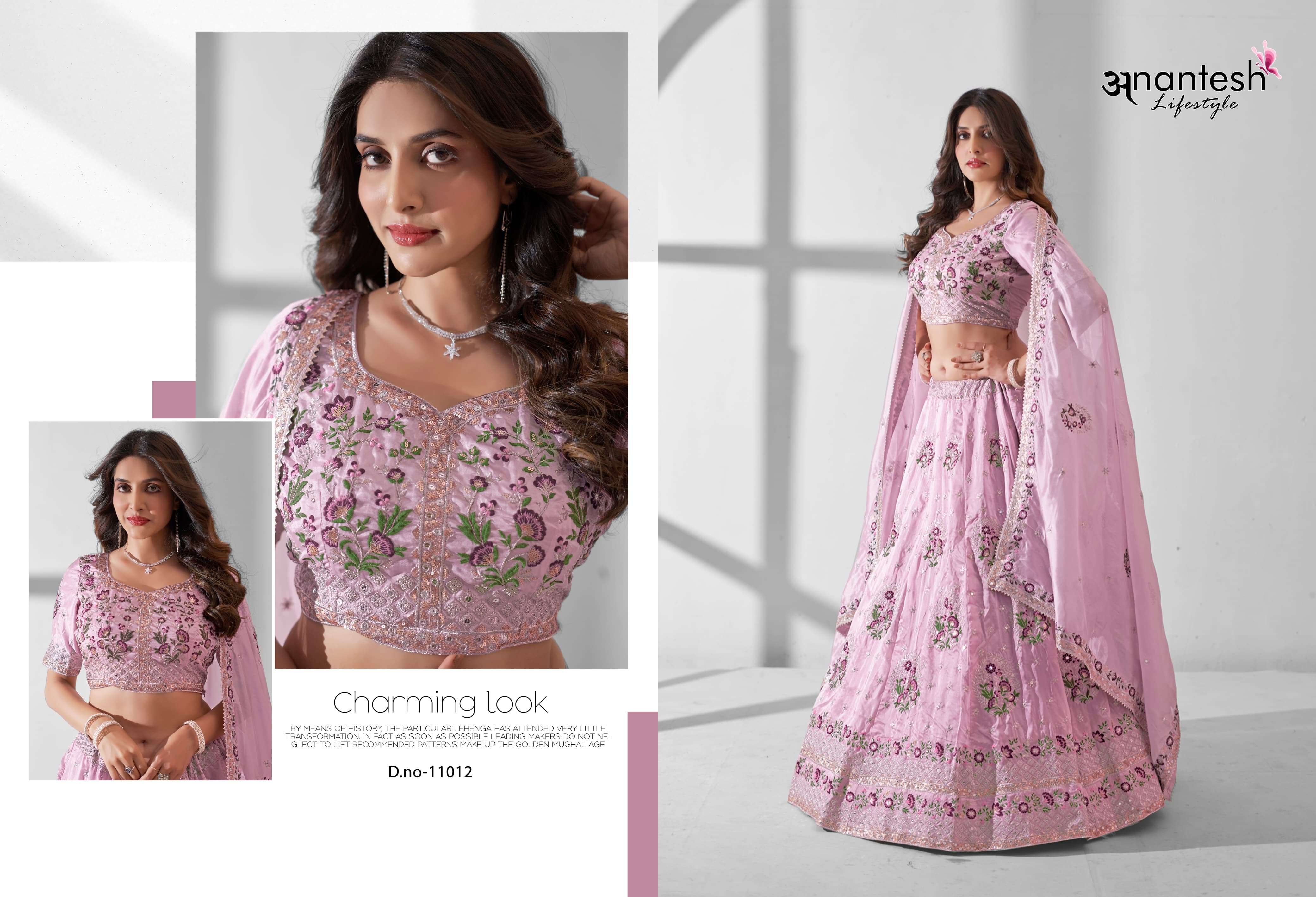 ANANTESH LIFESTYLE BRIDESMAID VOL 2 GEORGETTE DESIGNER LEHENGA 