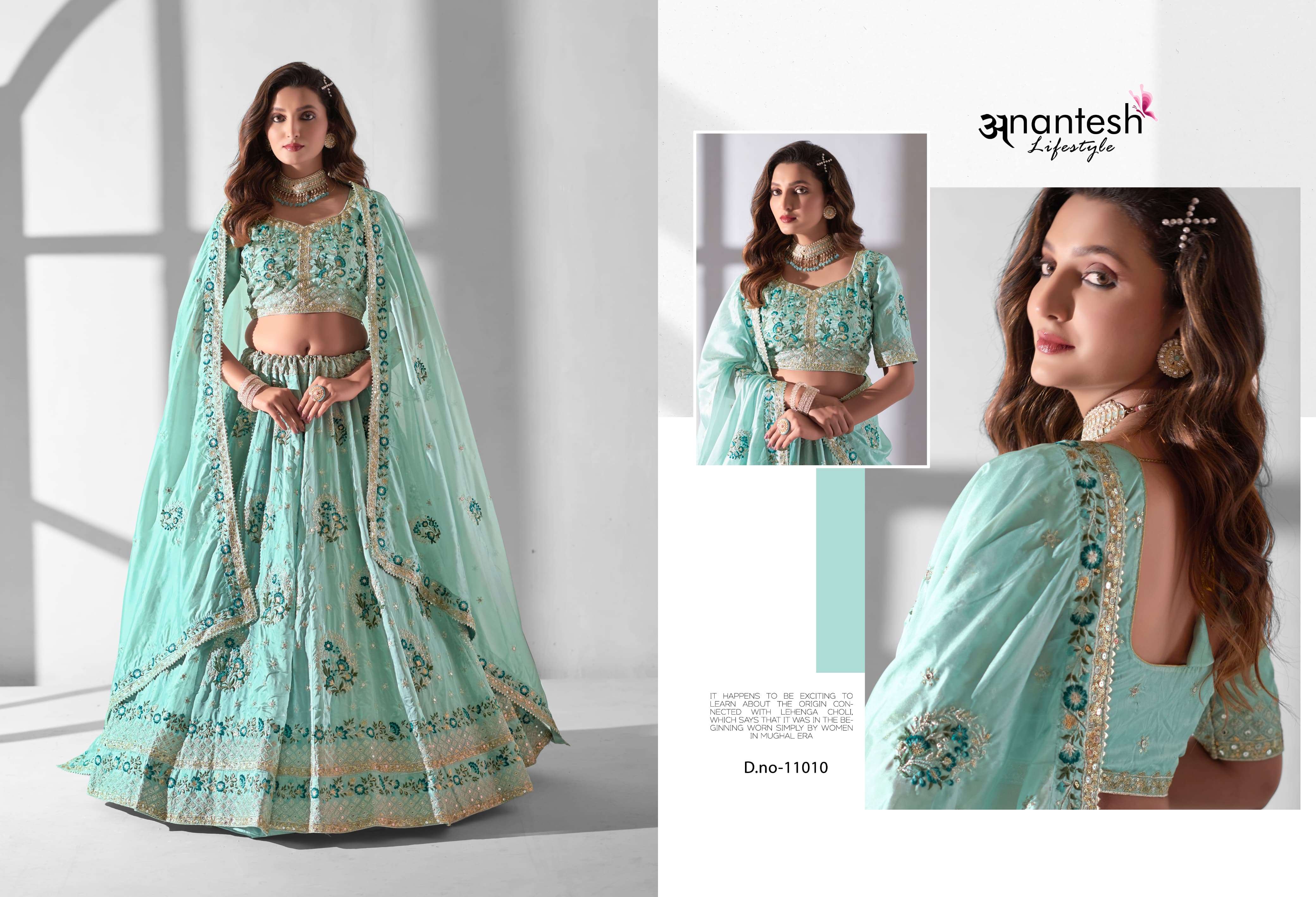 ANANTESH LIFESTYLE BRIDESMAID VOL 2 GEORGETTE DESIGNER LEHENGA 