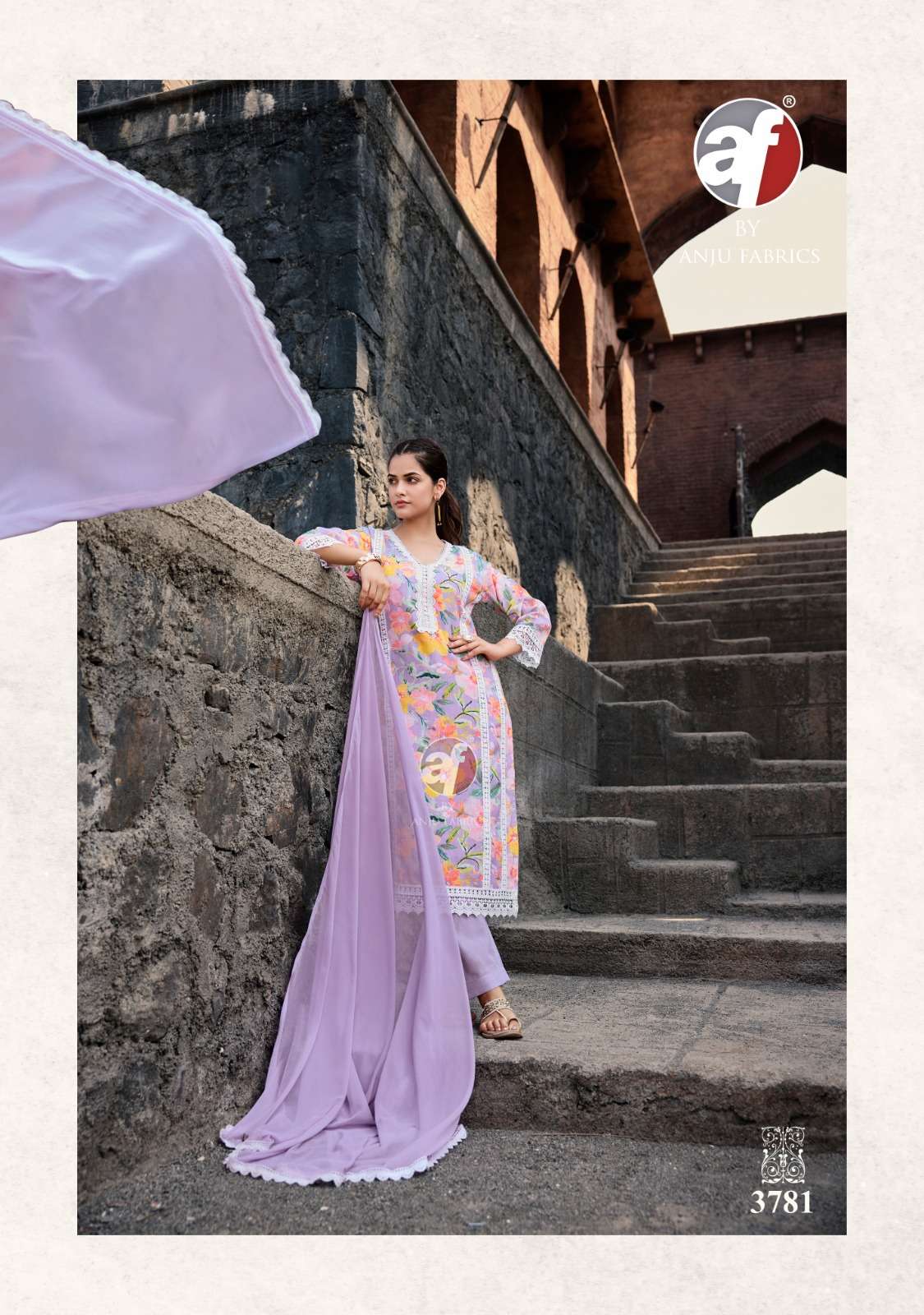ANJU FABRICS SAKHI RE VOL 2 COTTON FANCY DESIGNER KURTI COMBO SET 