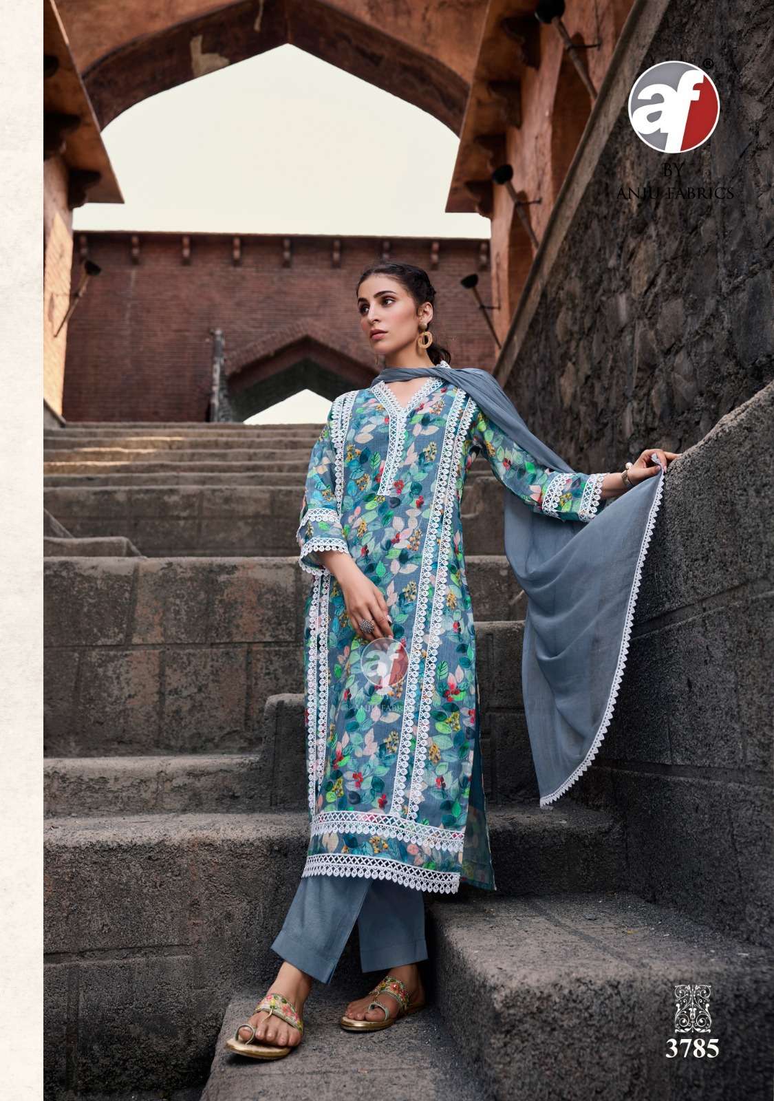 ANJU FABRICS SAKHI RE VOL 2 COTTON FANCY DESIGNER KURTI COMBO SET 