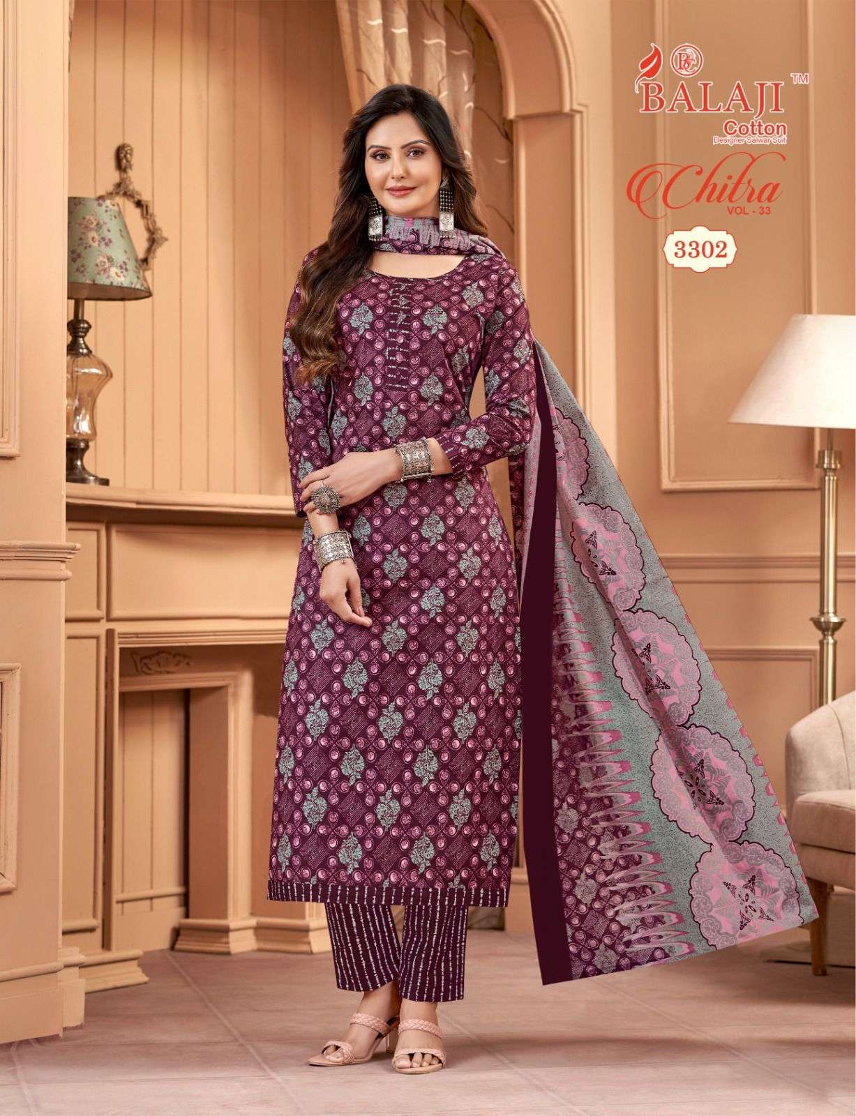 BALAJI COTTON CHITRA VOL 33 COTTON DRESS