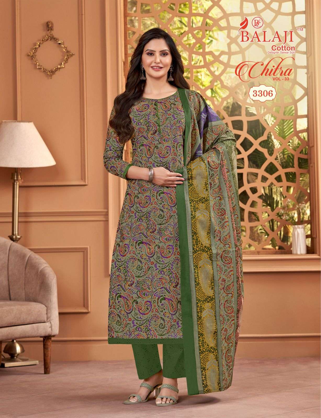 BALAJI COTTON CHITRA VOL 33 COTTON DRESS