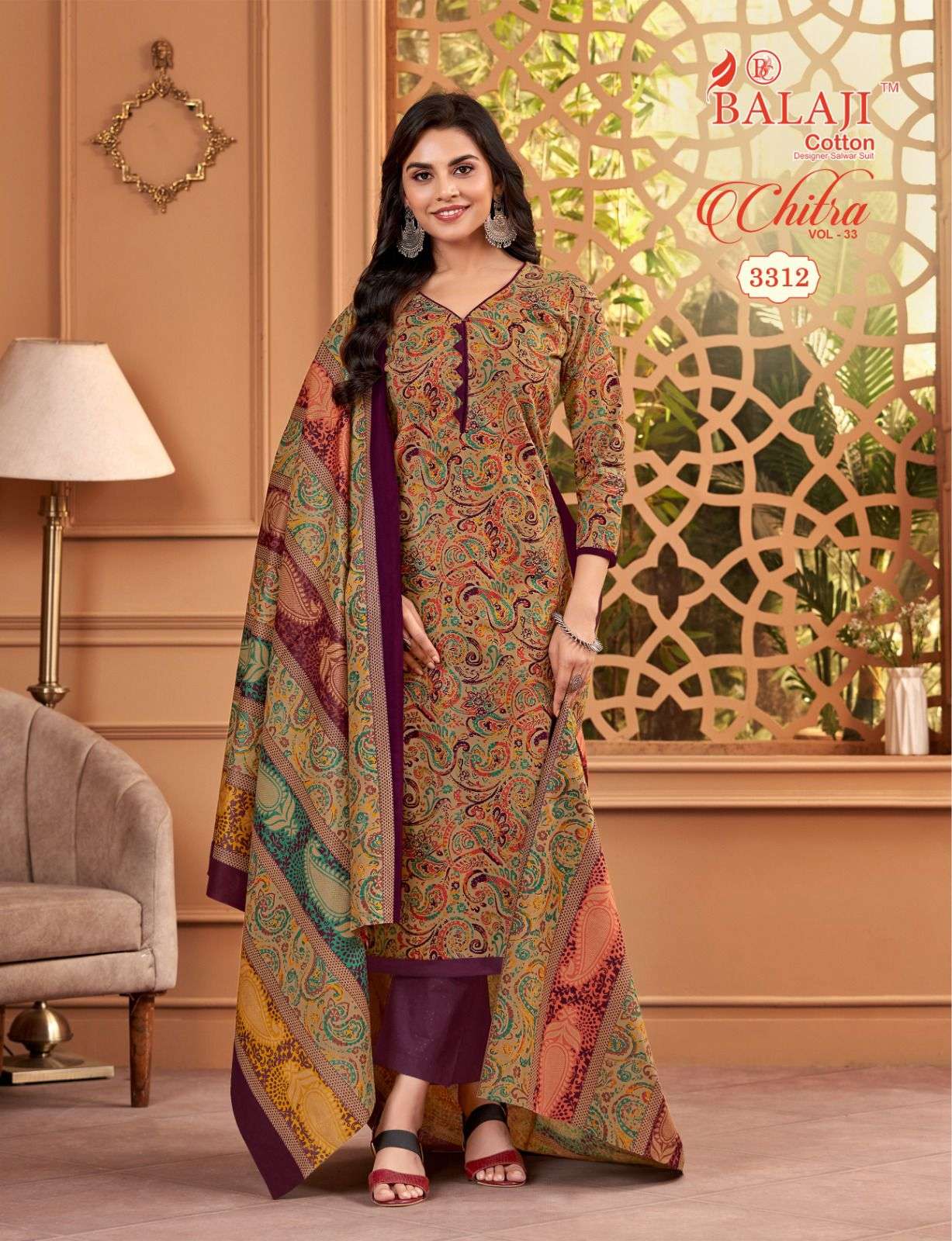 BALAJI COTTON CHITRA VOL 33 COTTON DRESS
