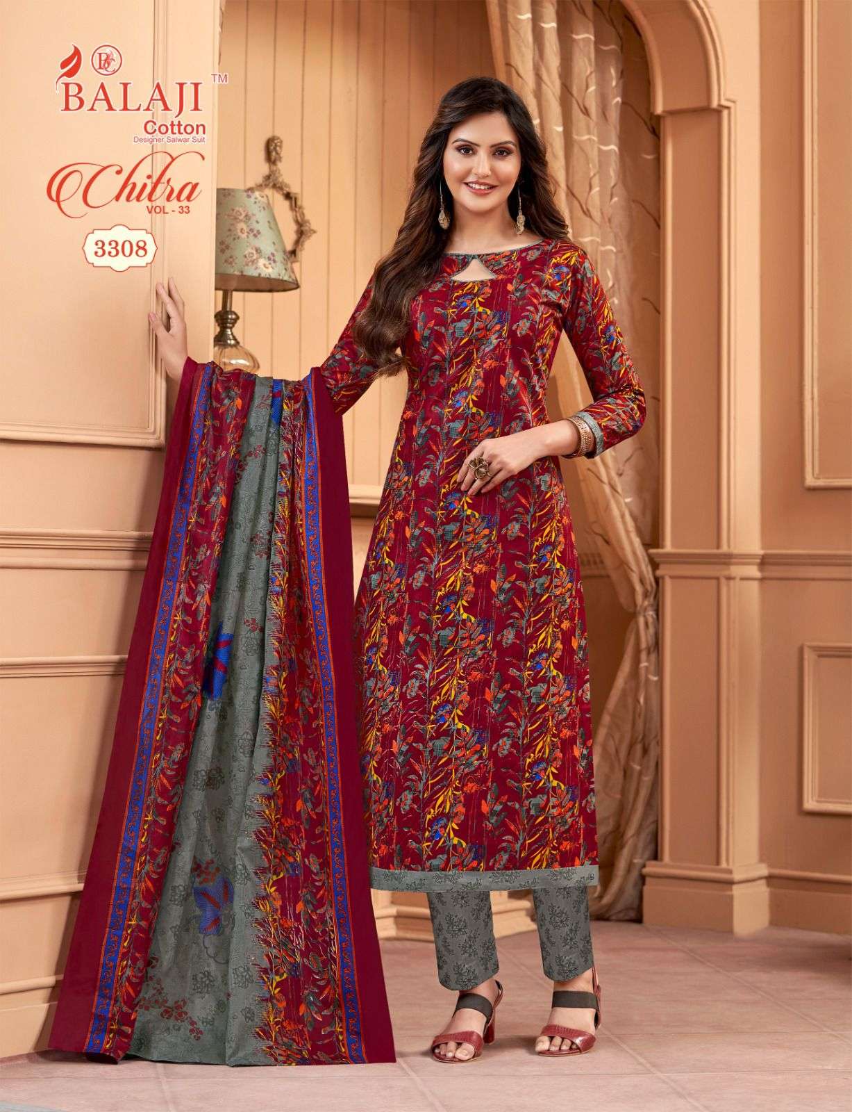 BALAJI COTTON CHITRA VOL 33 COTTON DRESS