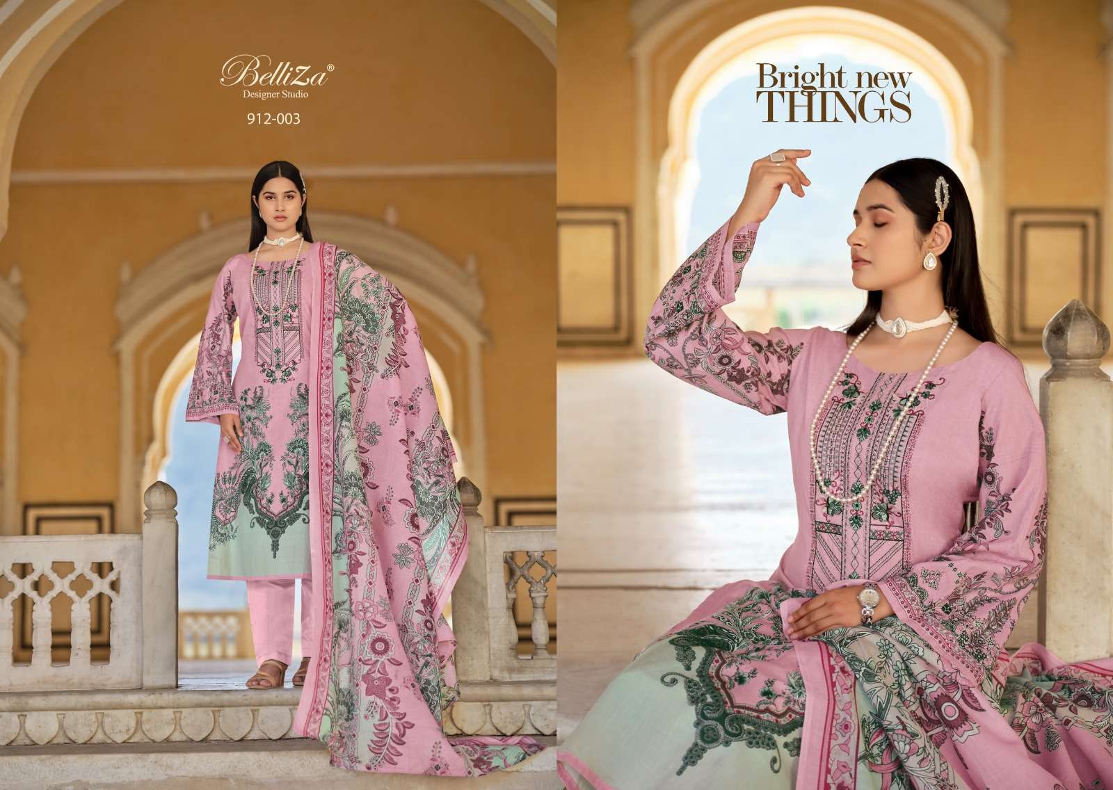 BELLIZA DESIGNER STUDIO NAIRA VOL 49 COTTON DIGITAL PRINT SUIT
