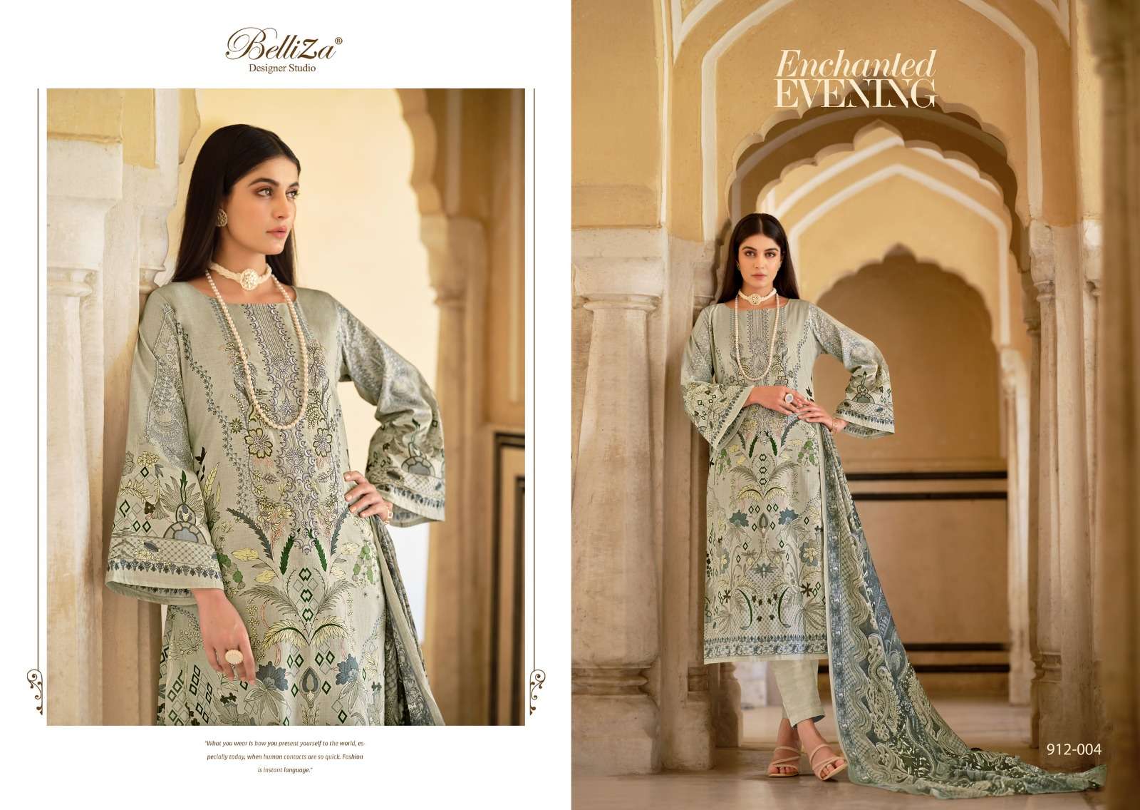 BELLIZA DESIGNER STUDIO NAIRA VOL 49 COTTON DIGITAL PRINT SUIT