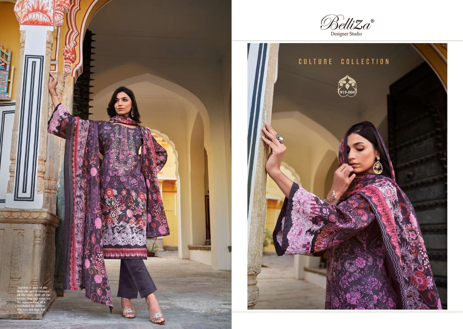 BELLIZA DESIGNER STUDIO NAIRA VOL 52 COTTON FANCY WORK SUIT