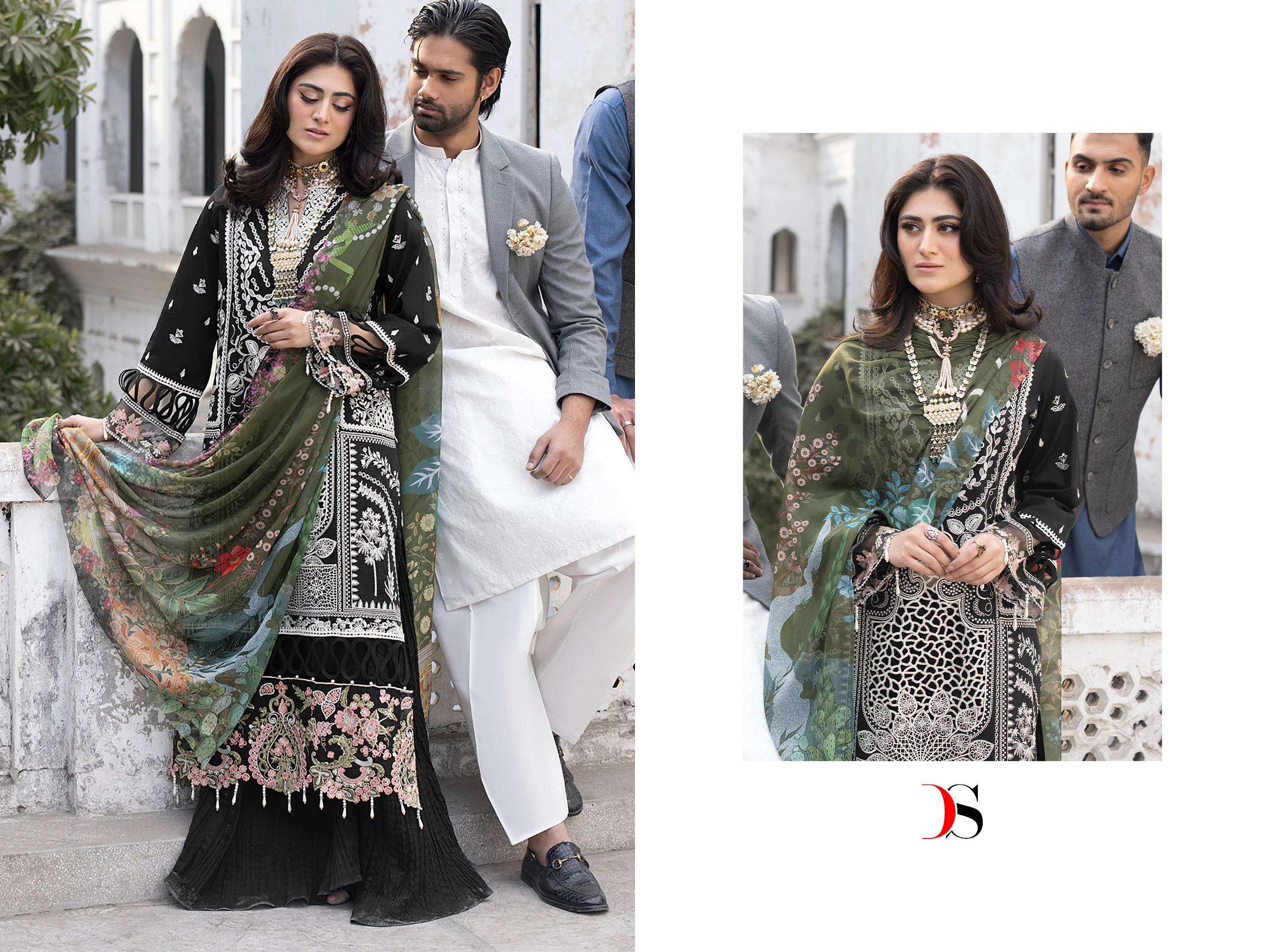 DEEPSY SUITS MAHRUKH LUXURY LAWN 24 COTTON EMBROIDERY DESIGNER SUIT