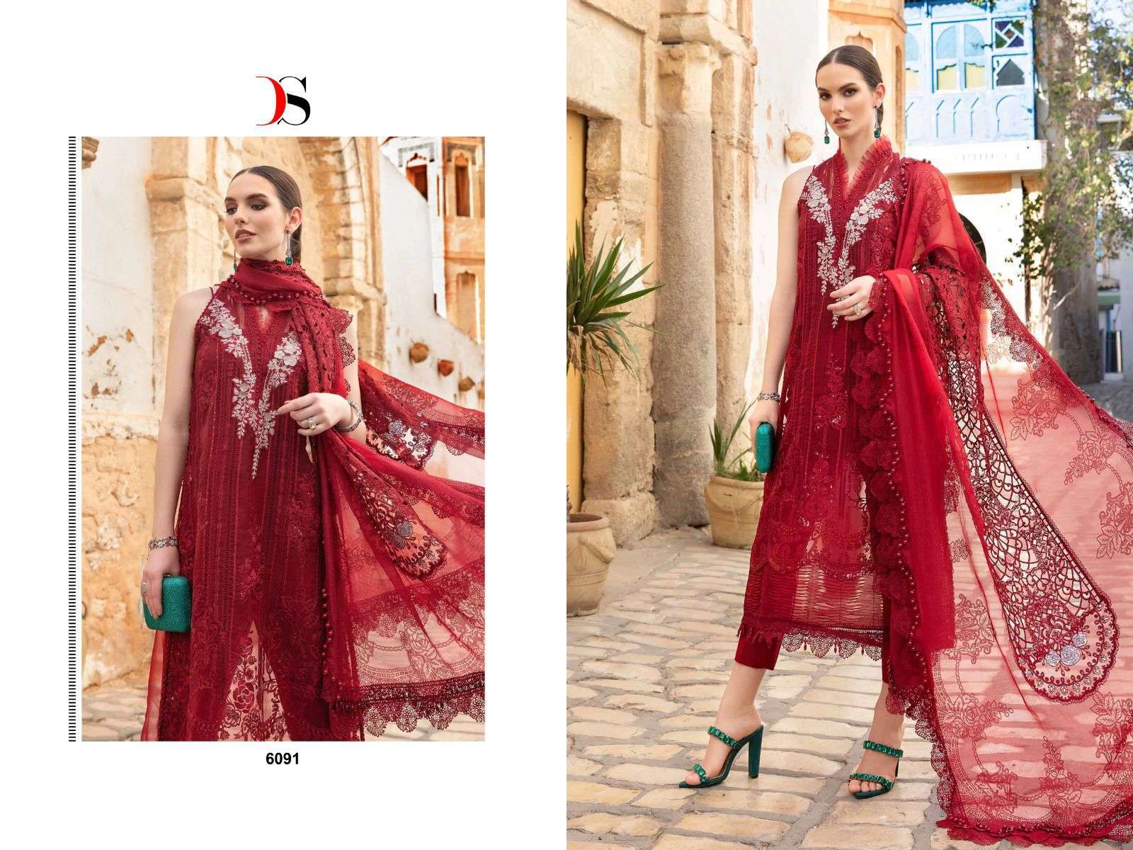 DEEPSY SUITS MARIA B VOYAGE LAWN 24 VOL 2 COTTON DESIGNER PAKISTANI SUIT