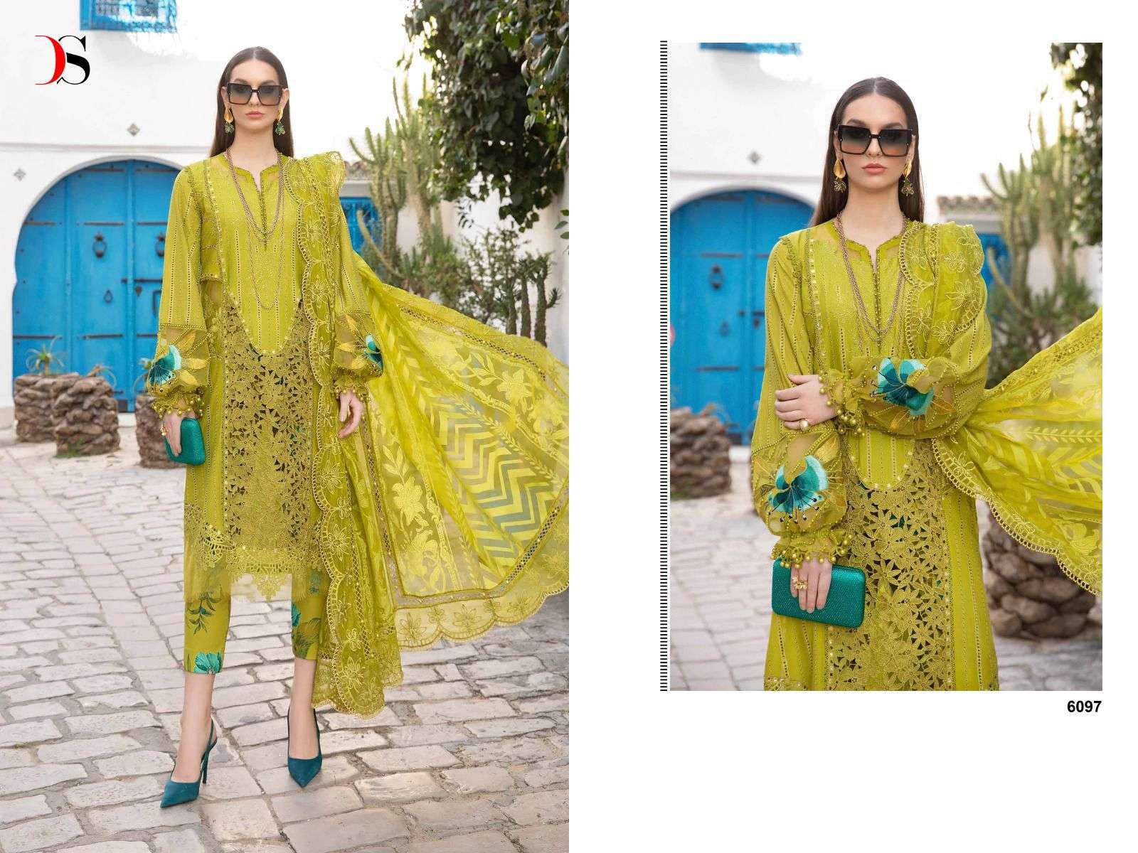 DEEPSY SUITS MARIA B VOYAGE LAWN 24 VOL 2 COTTON DESIGNER PAKISTANI SUIT