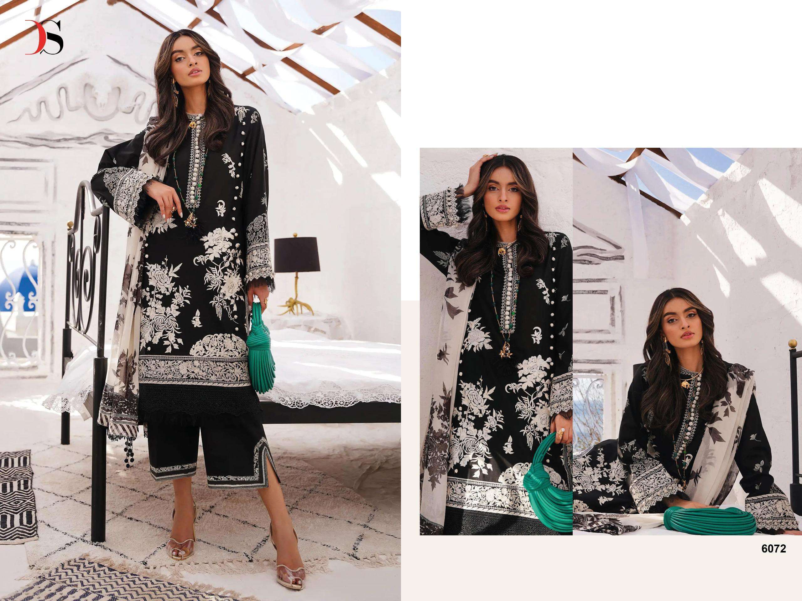 DEEPSY SUITS SANA SAFINAZ MUZLIN 24 VOL 2 COTTON SALWAR KAMEEZ 