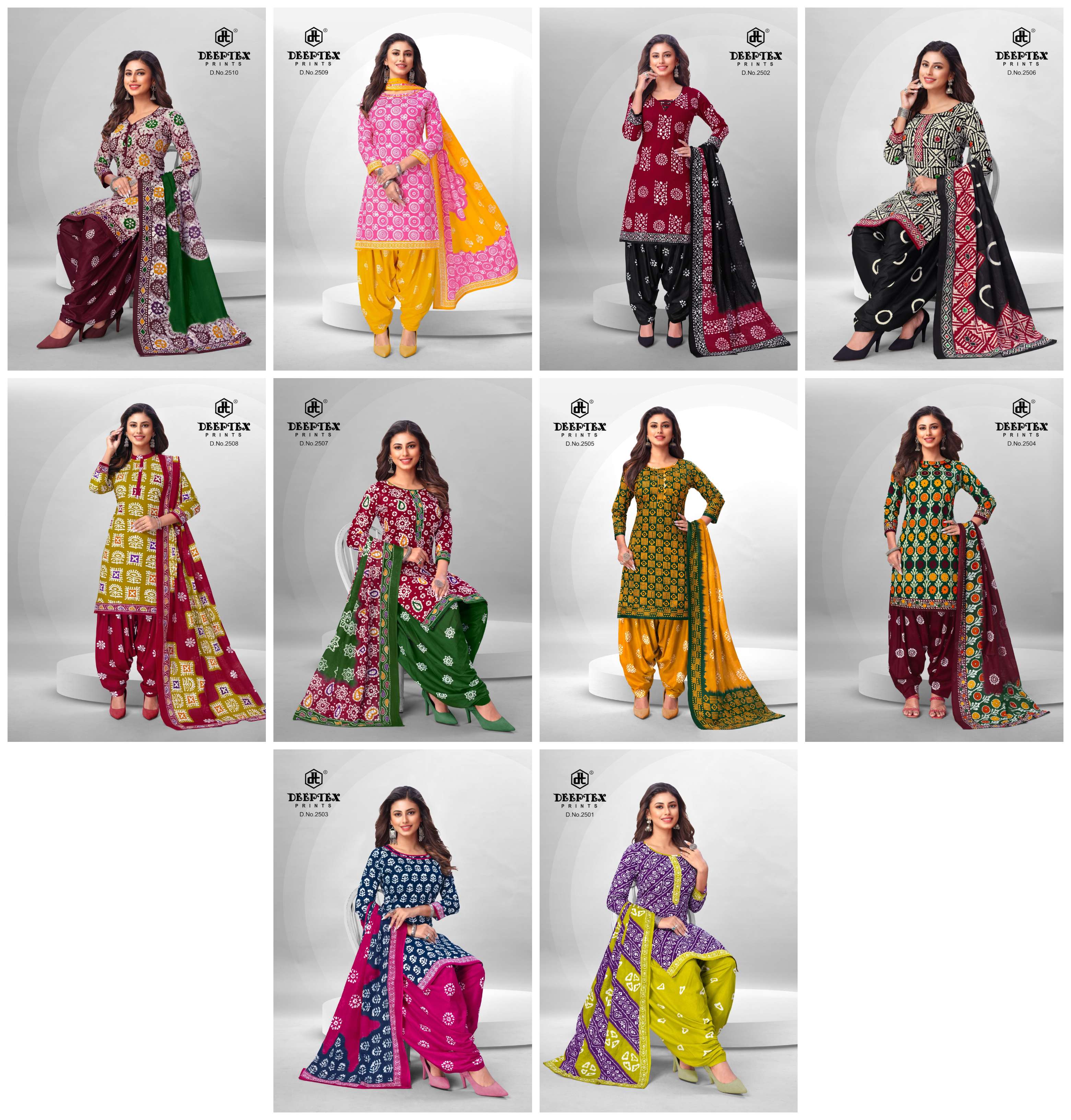 DEEPTEX PRINTS BATIK PLUS VOL 25 COTTON PRINT DRESS
