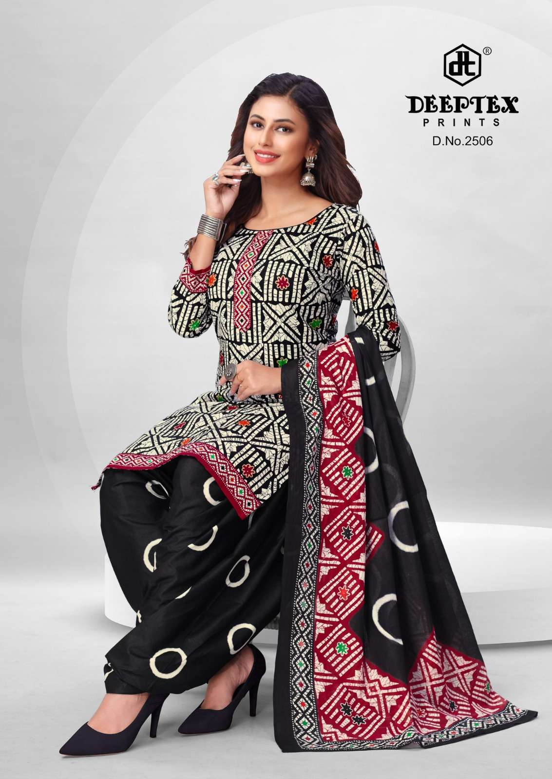 DEEPTEX PRINTS BATIK PLUS VOL 25 COTTON PRINT DRESS
