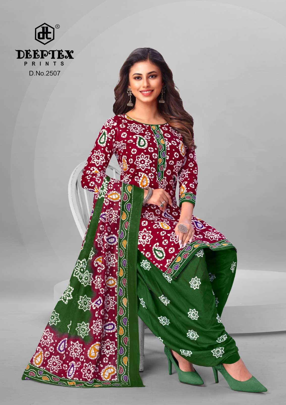 DEEPTEX PRINTS BATIK PLUS VOL 25 COTTON PRINT DRESS