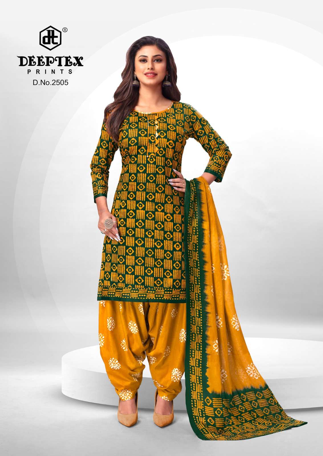 DEEPTEX PRINTS BATIK PLUS VOL 25 COTTON PRINT DRESS