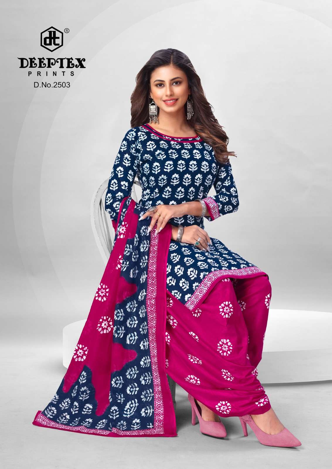 DEEPTEX PRINTS BATIK PLUS VOL 25 COTTON PRINT DRESS
