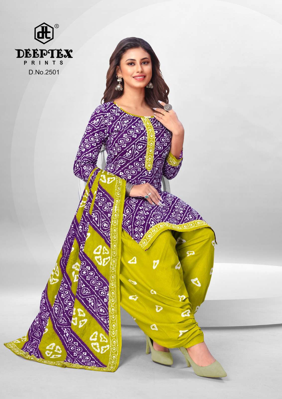 DEEPTEX PRINTS BATIK PLUS VOL 25 COTTON PRINT DRESS