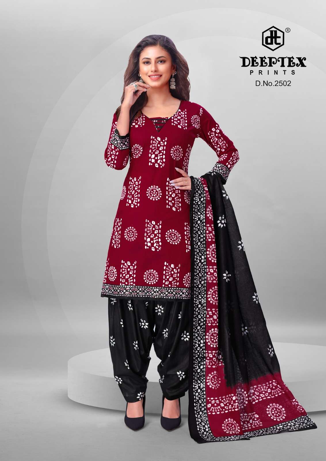 DEEPTEX PRINTS BATIK PLUS VOL 25 COTTON PRINT DRESS