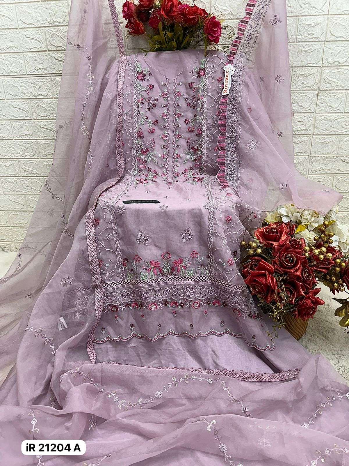 FEPIC iRAADAY IR 21024 ORGANZA FANCY EMBROIDERY DESIGNER SUIT
