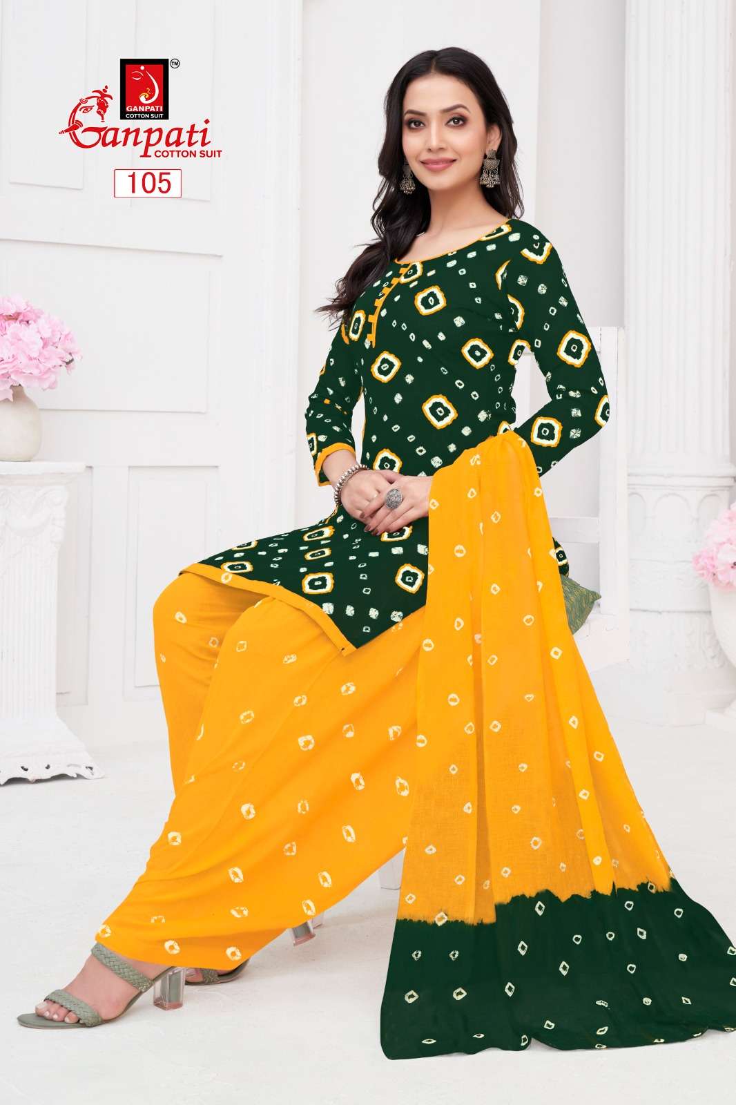 GANPATI BANDHANI VOL 1 COTTON PRINT SALWAR SUIT