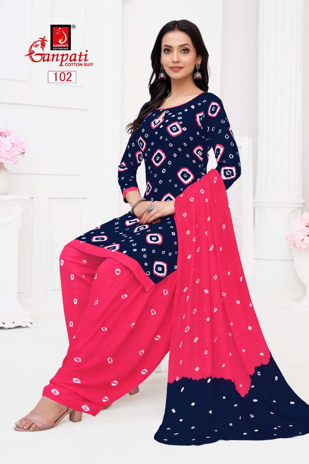 GANPATI BANDHANI VOL 1 COTTON PRINT SALWAR SUIT