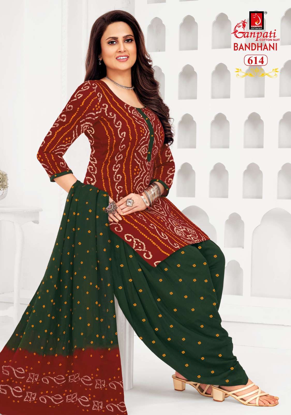 GANPATI BANDHANI VOL 15 COTTON PRINTED SALWAR SUIT