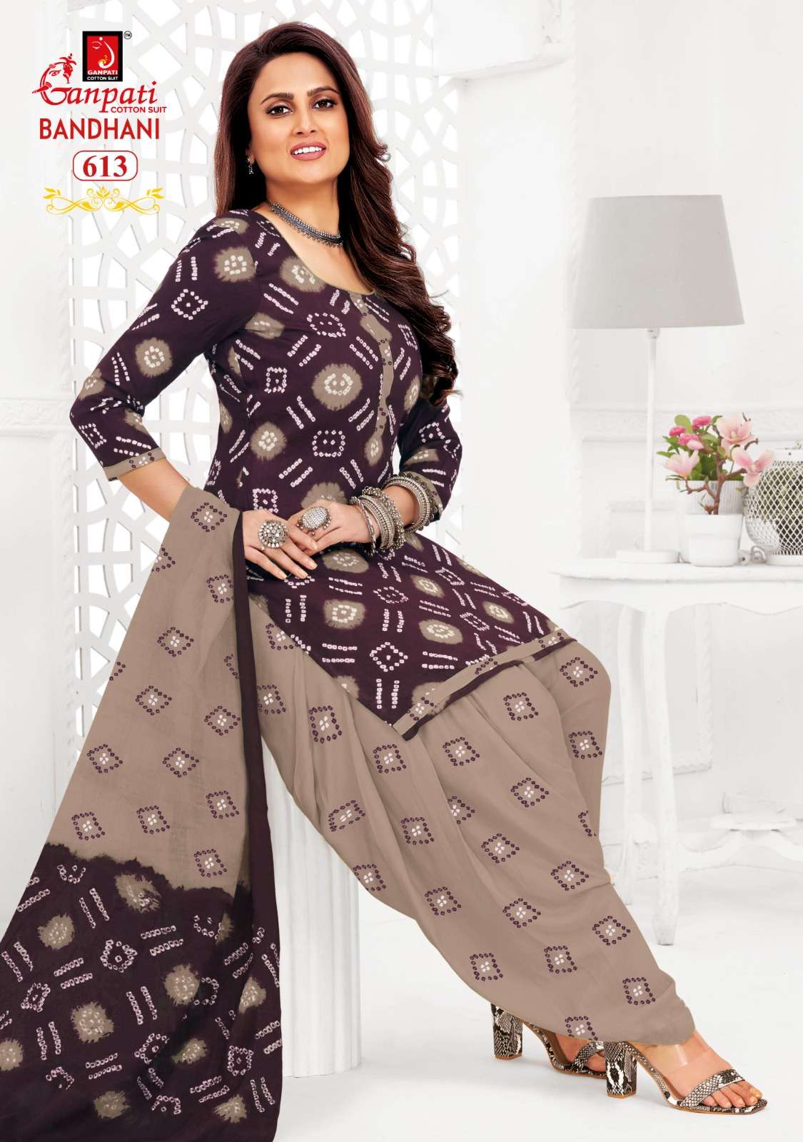 GANPATI BANDHANI VOL 15 COTTON PRINTED SALWAR SUIT