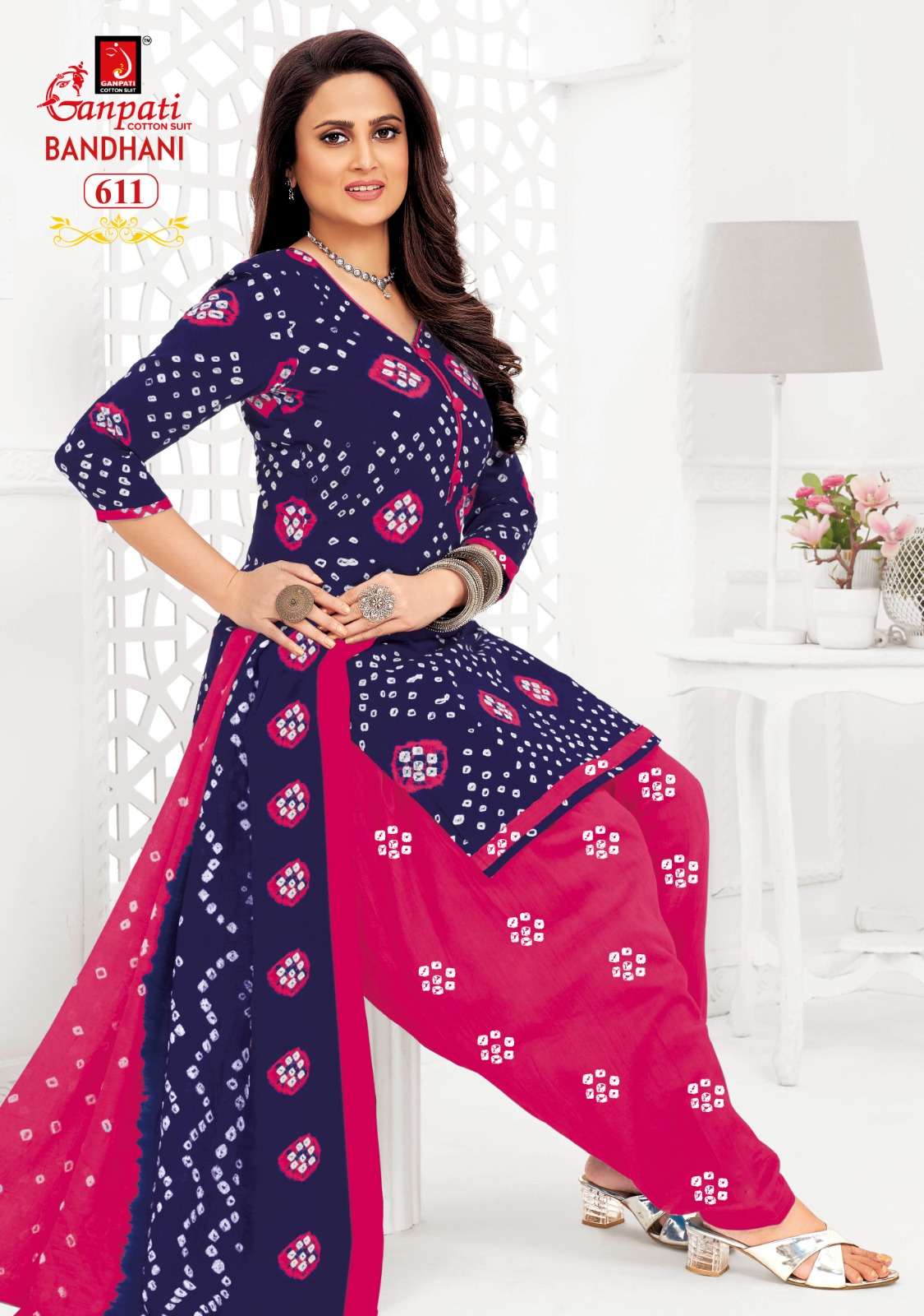 GANPATI BANDHANI VOL 15 COTTON PRINTED SALWAR SUIT