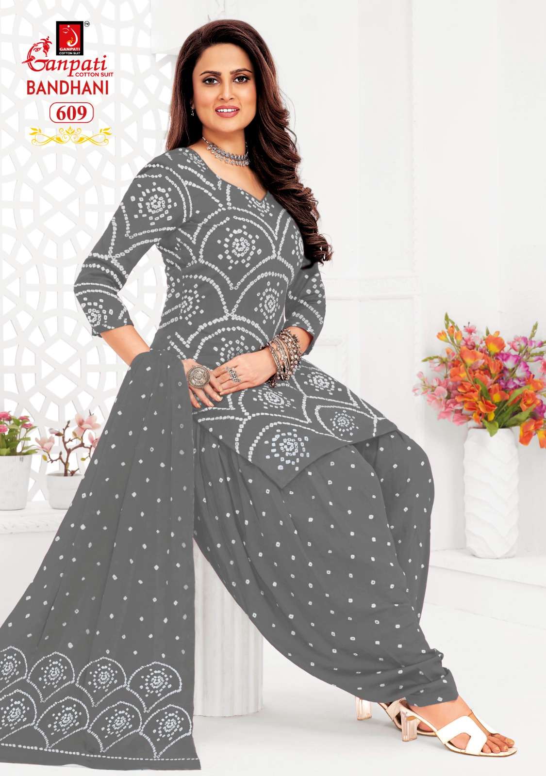 GANPATI BANDHANI VOL 15 COTTON PRINTED SALWAR SUIT