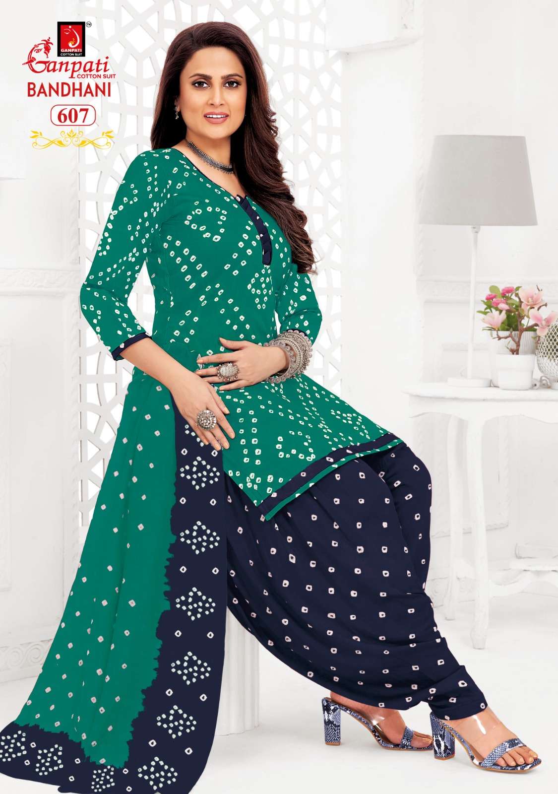 GANPATI BANDHANI VOL 15 COTTON PRINTED SALWAR SUIT