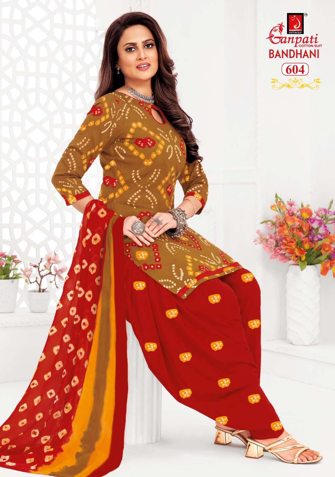 GANPATI BANDHANI VOL 15 COTTON PRINTED SALWAR SUIT