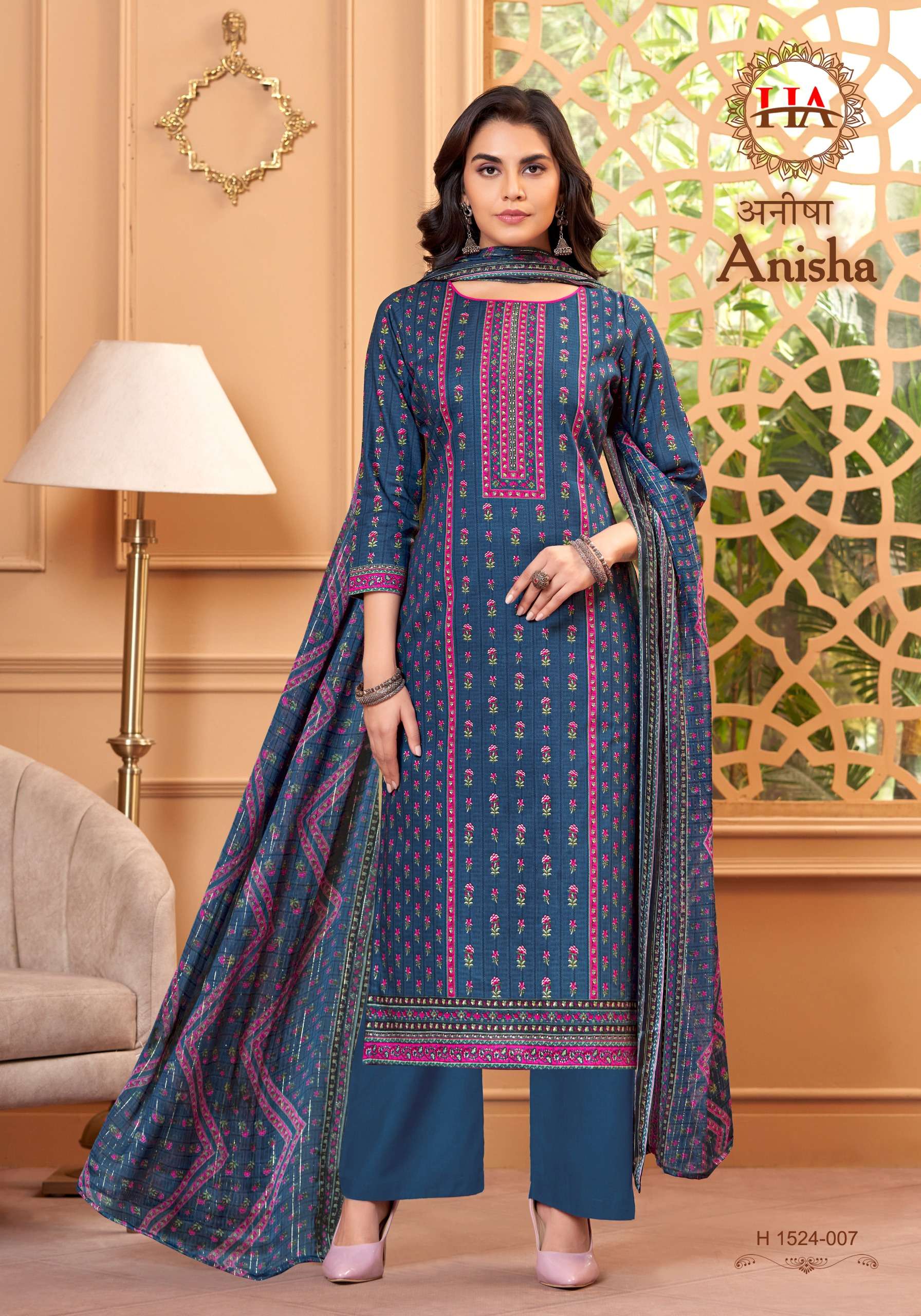 HARSHIT FASHION HUB ANISHA COTTON PRINT SALWAR SUIT